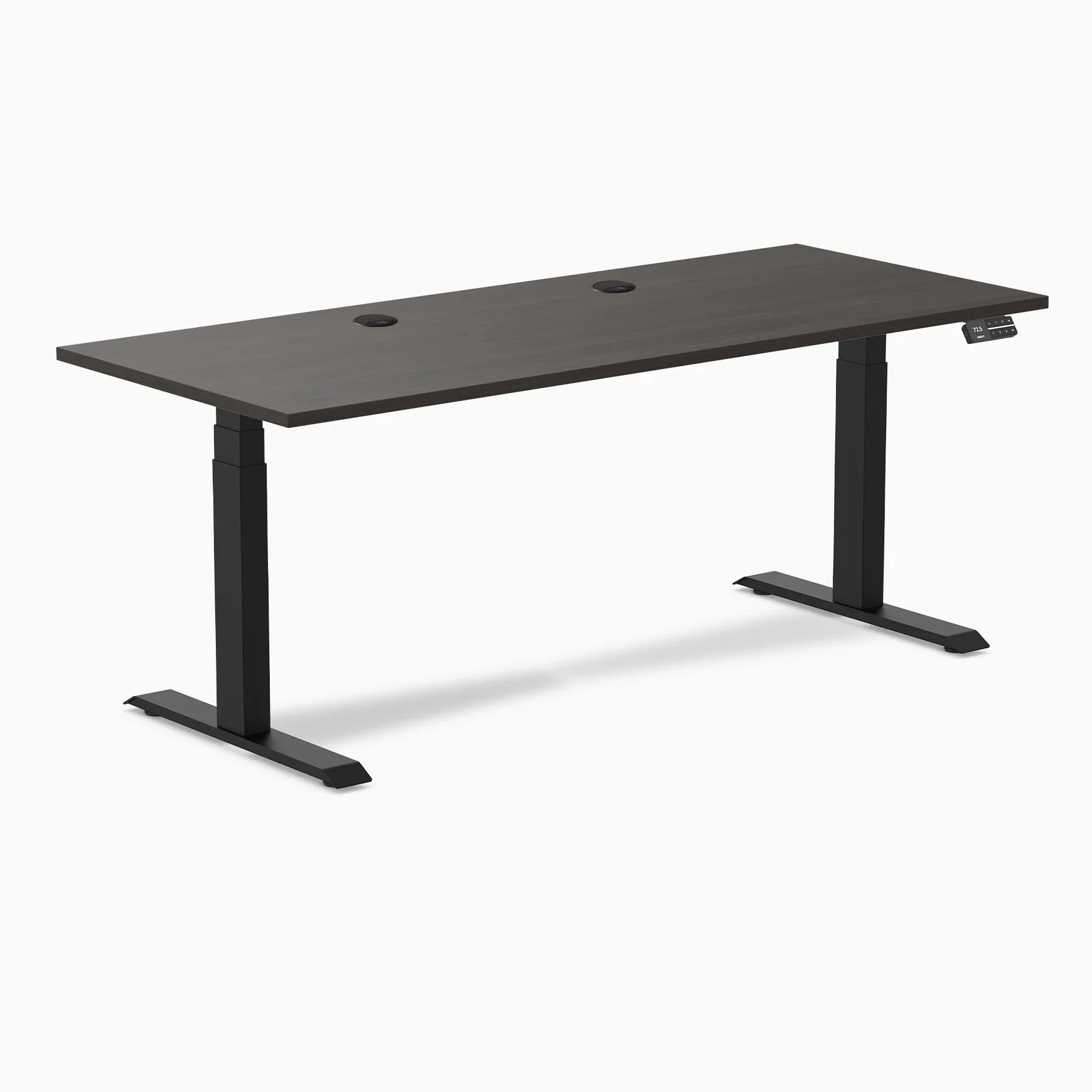 Desky Dual Laminate Sit Stand Desk - Image 181