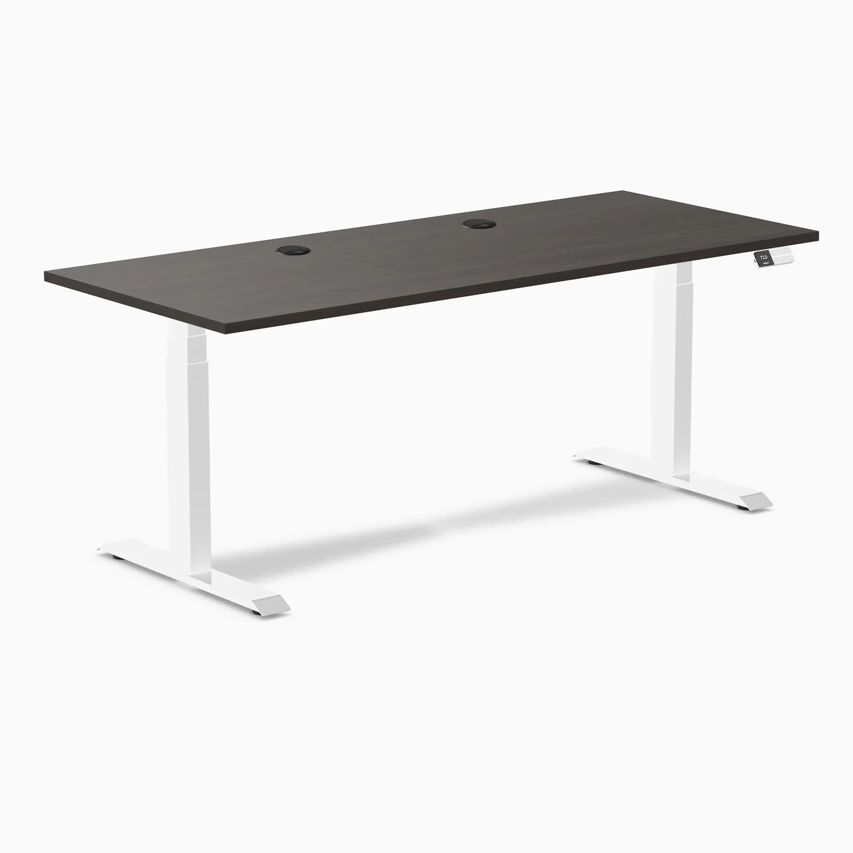 Desky Dual Laminate Sit Stand Desk - Image 182