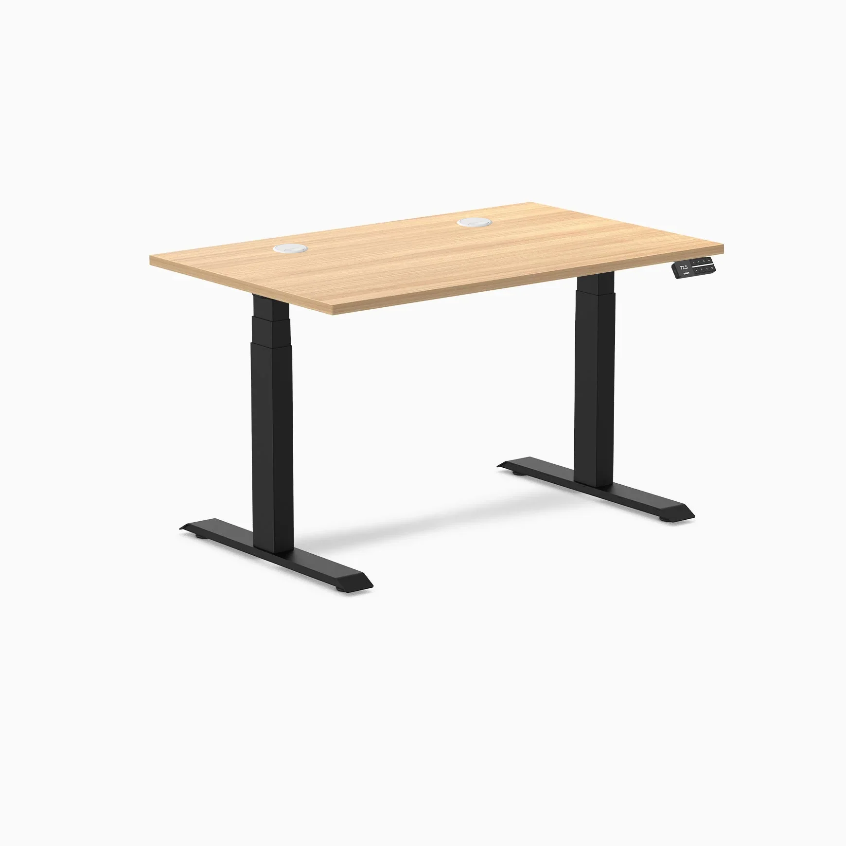 Desky Dual Laminate Sit Stand Desk - Image 187