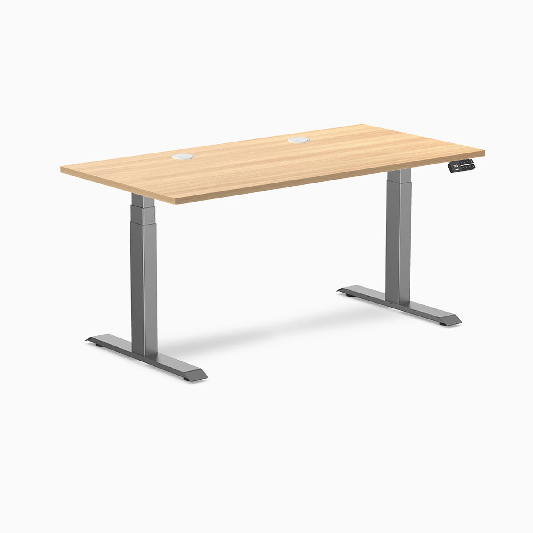 Desky Dual Laminate Sit Stand Desk - Image 192