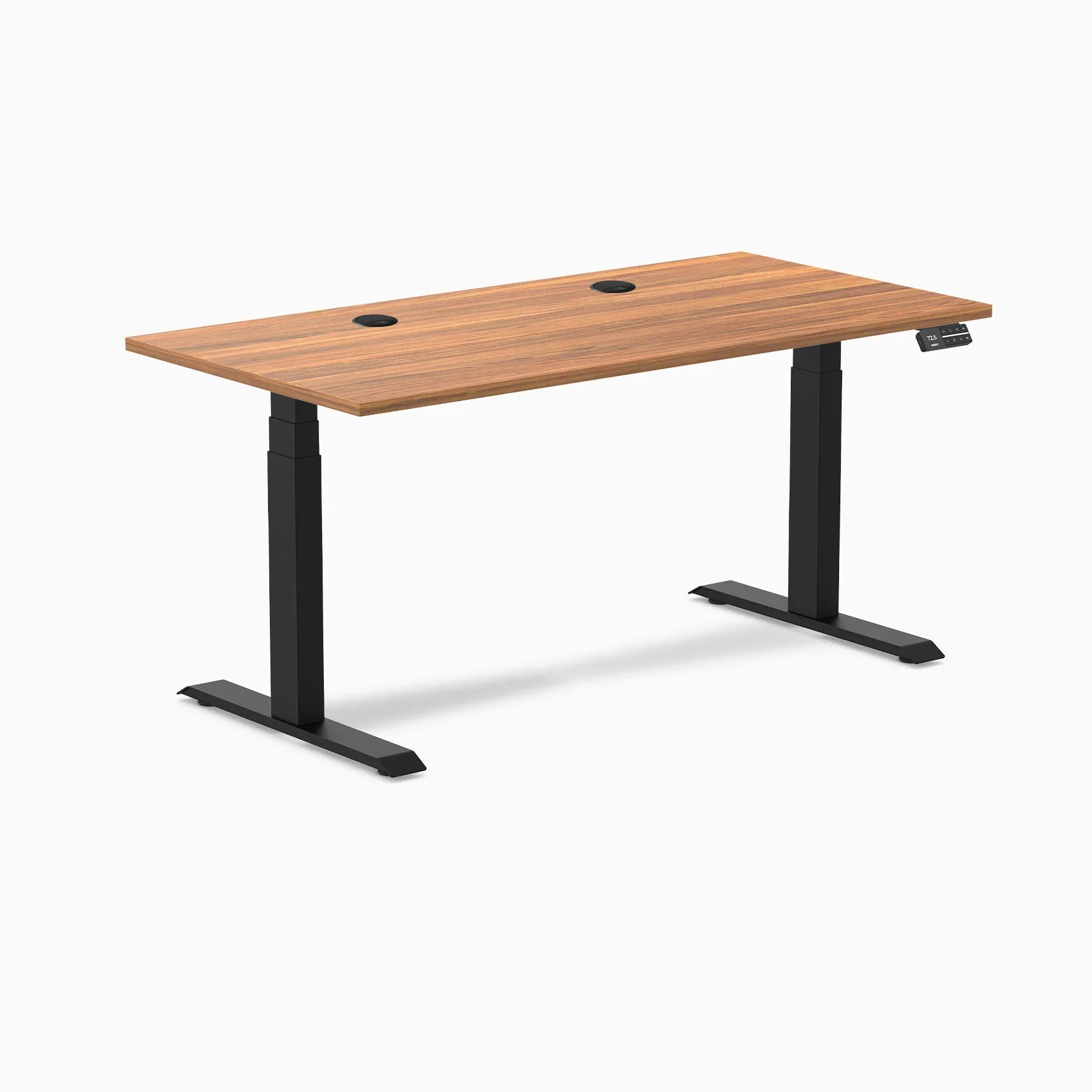 Desky Dual Laminate Sit Stand Desk - Image 202