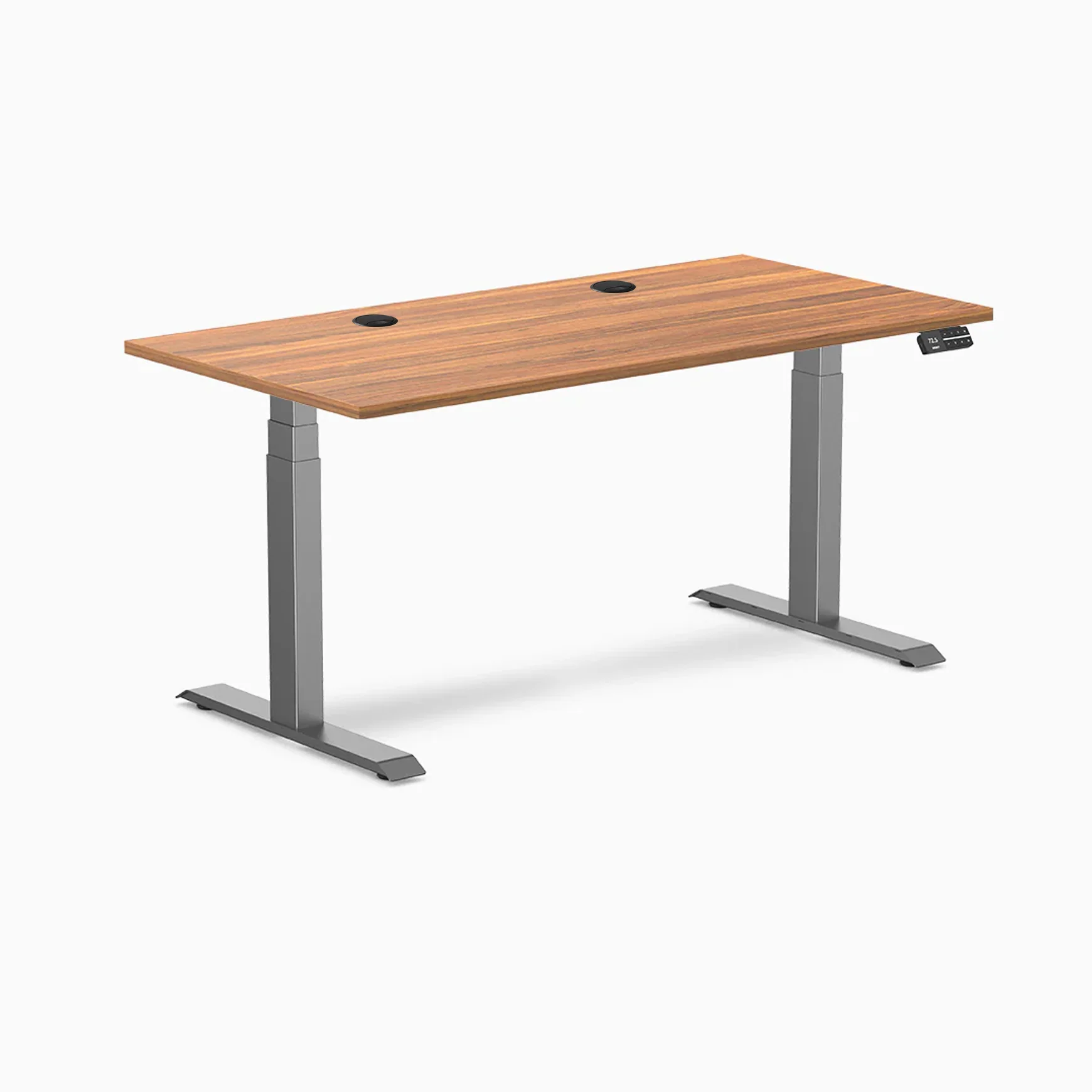 Desky Dual Laminate Sit Stand Desk - Image 204