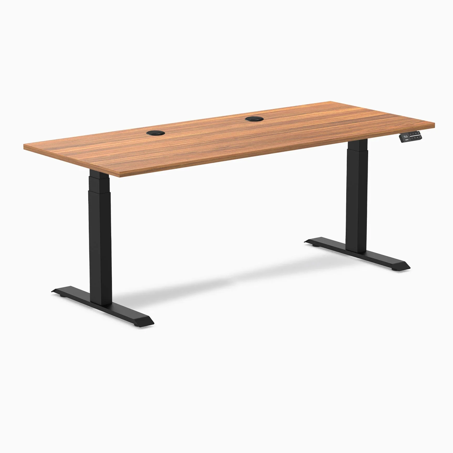 Desky Dual Laminate Sit Stand Desk - Image 205