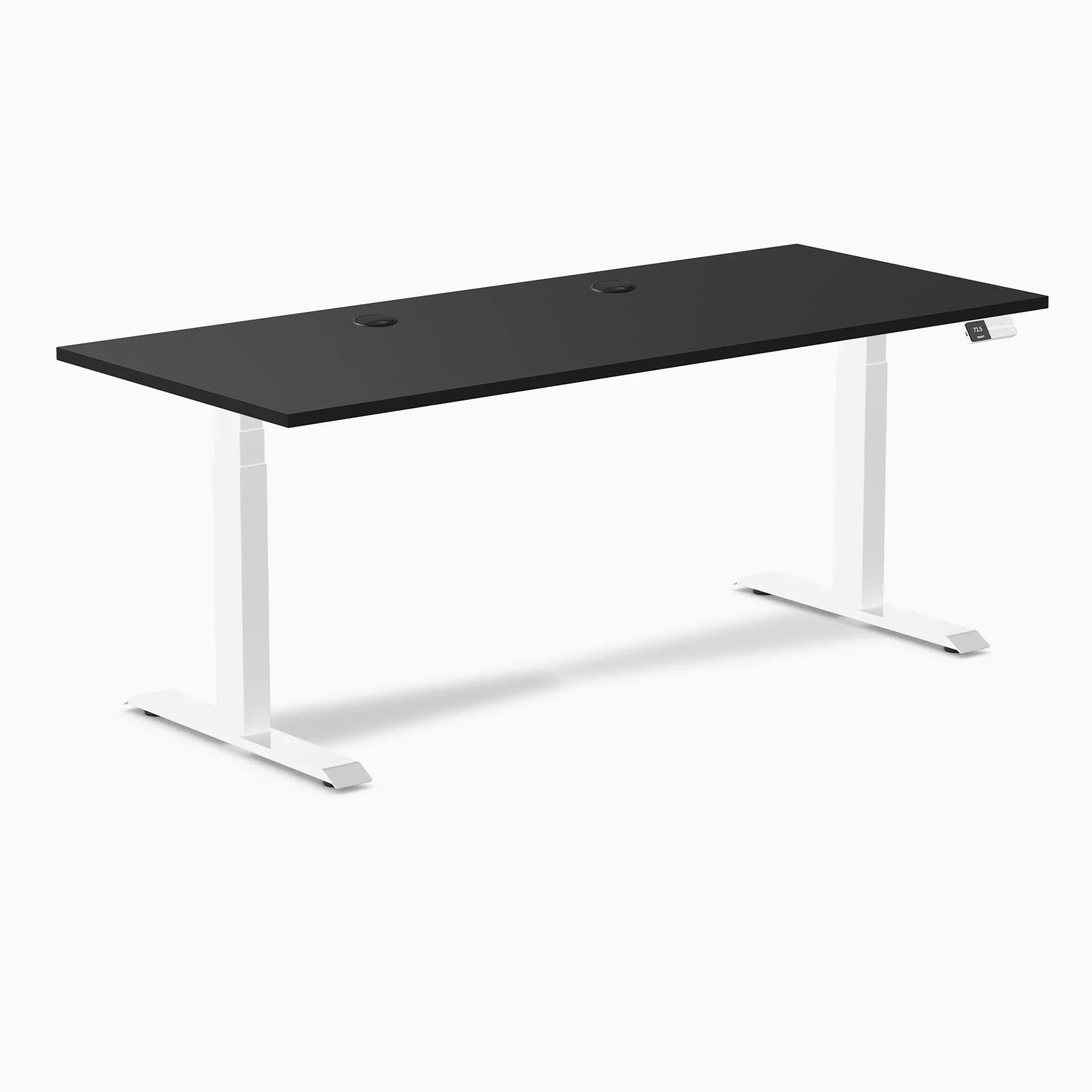 Desky Dual Laminate Sit Stand Desk - Image 211