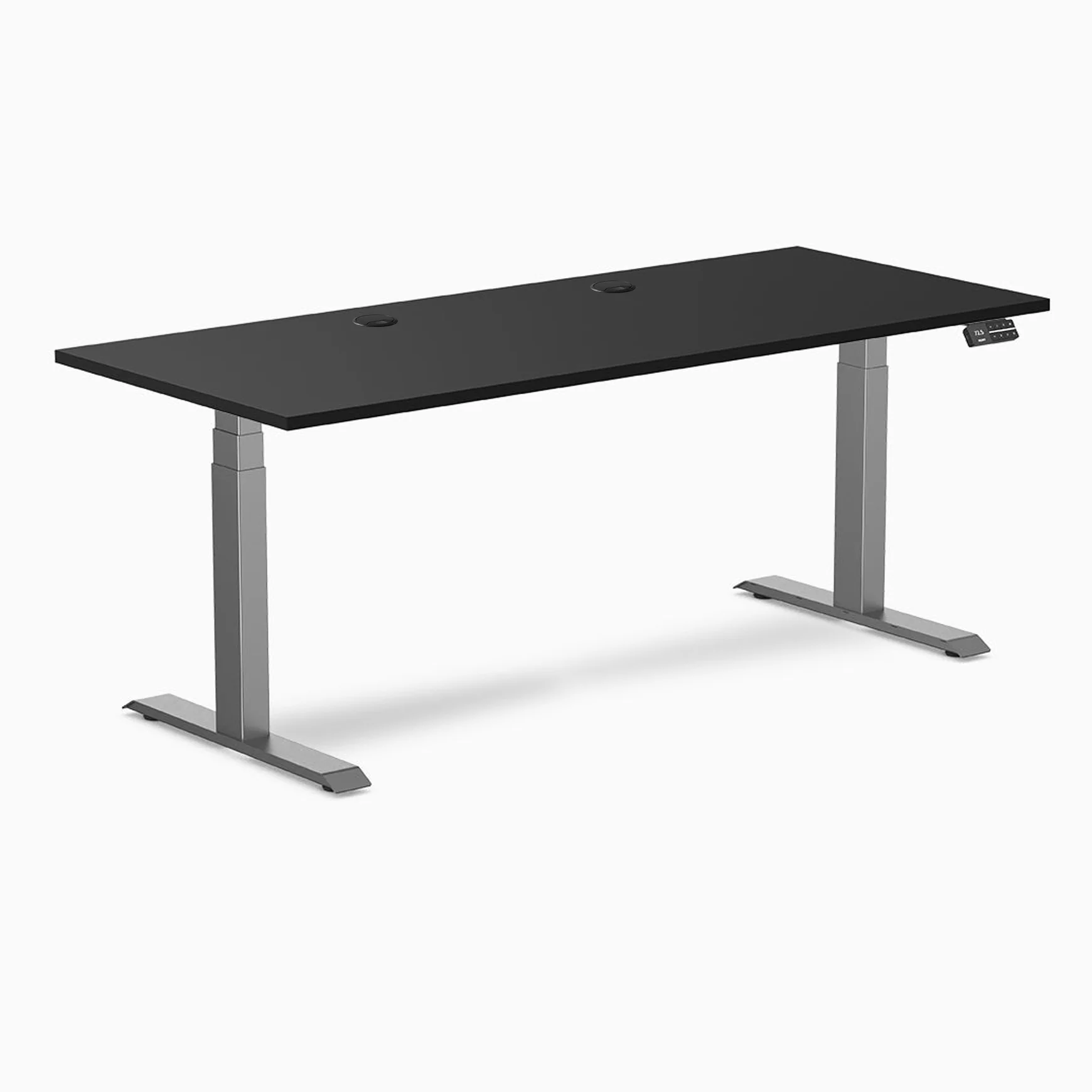 Desky Dual Laminate Sit Stand Desk - Image 213