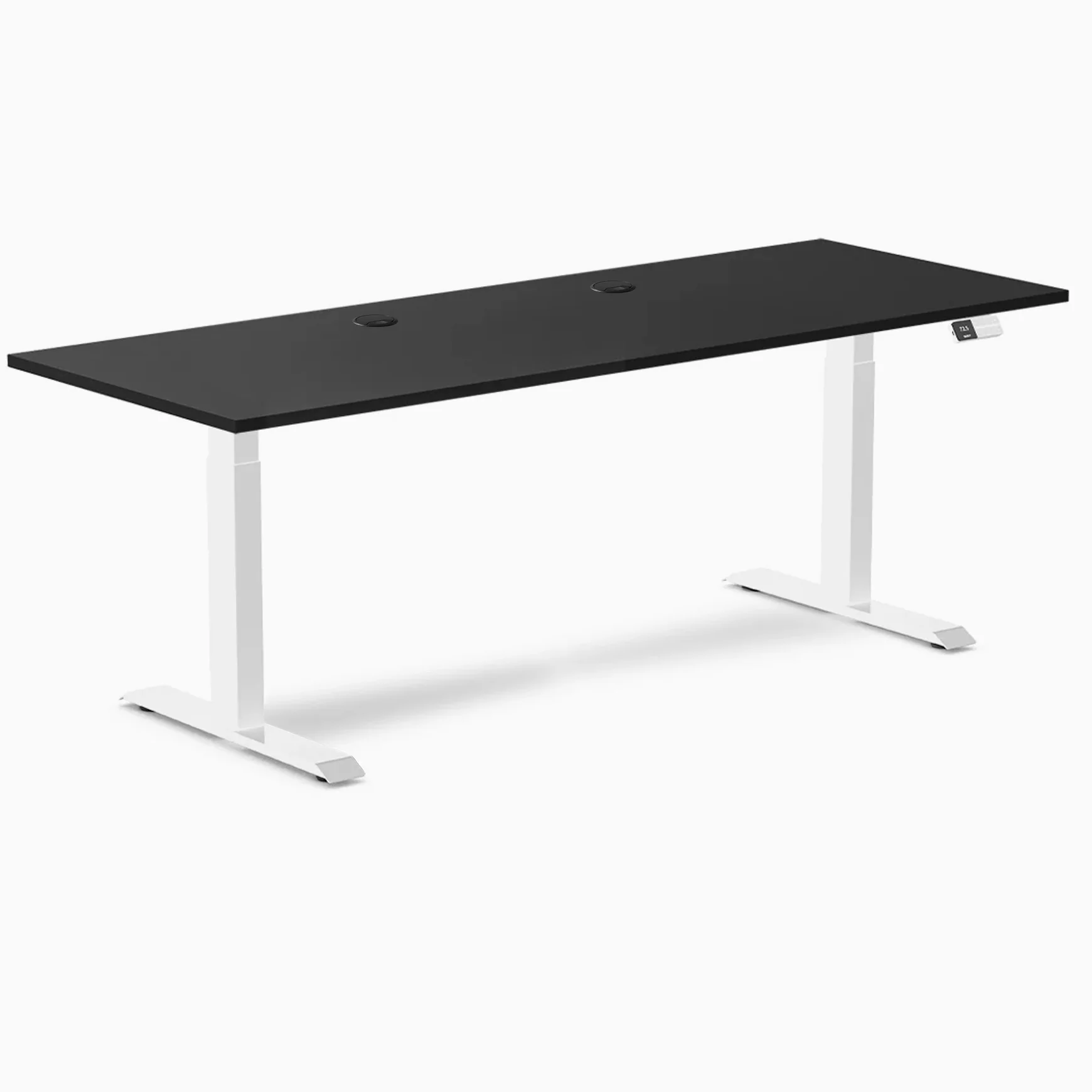 Desky Dual Laminate Sit Stand Desk - Image 217