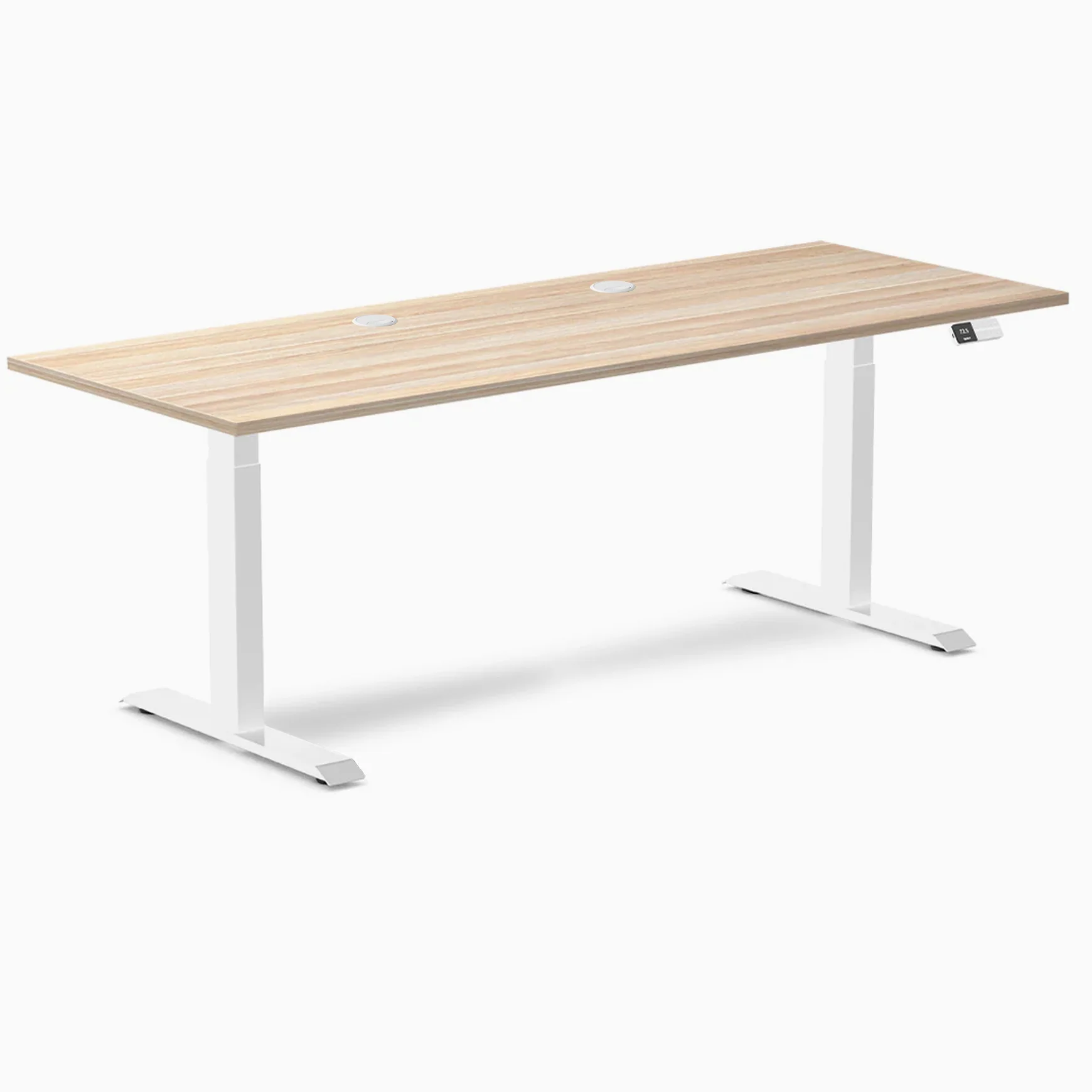 Desky Dual Laminate Sit Stand Desk - Image 220