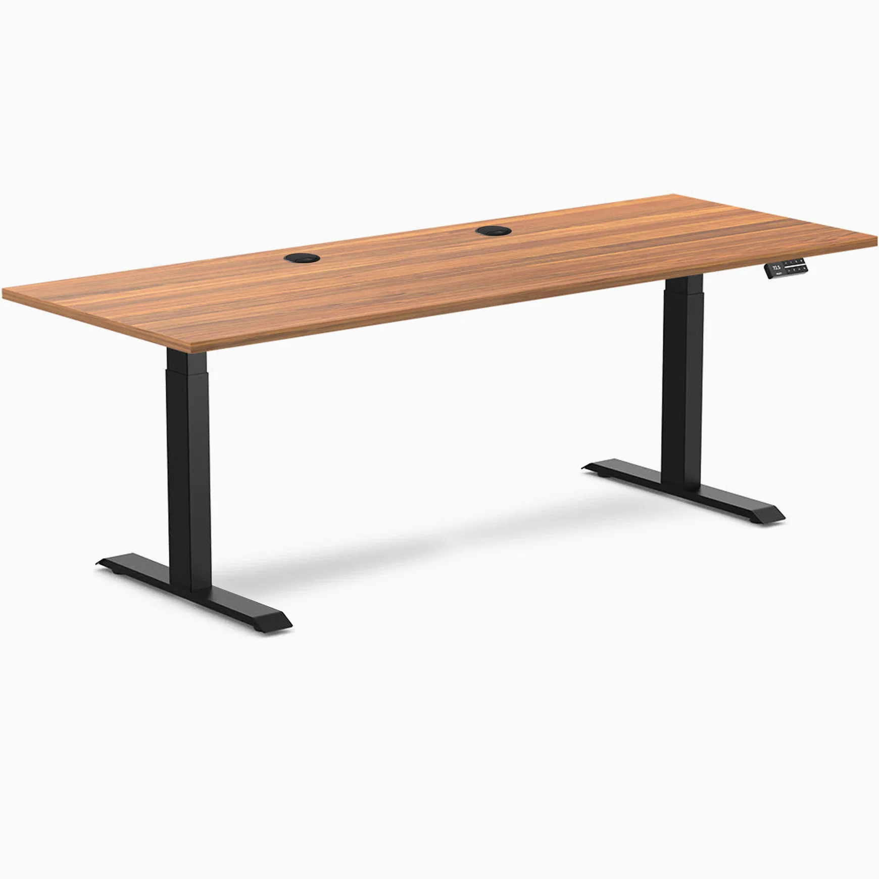 Desky Dual Laminate Sit Stand Desk - Image 225