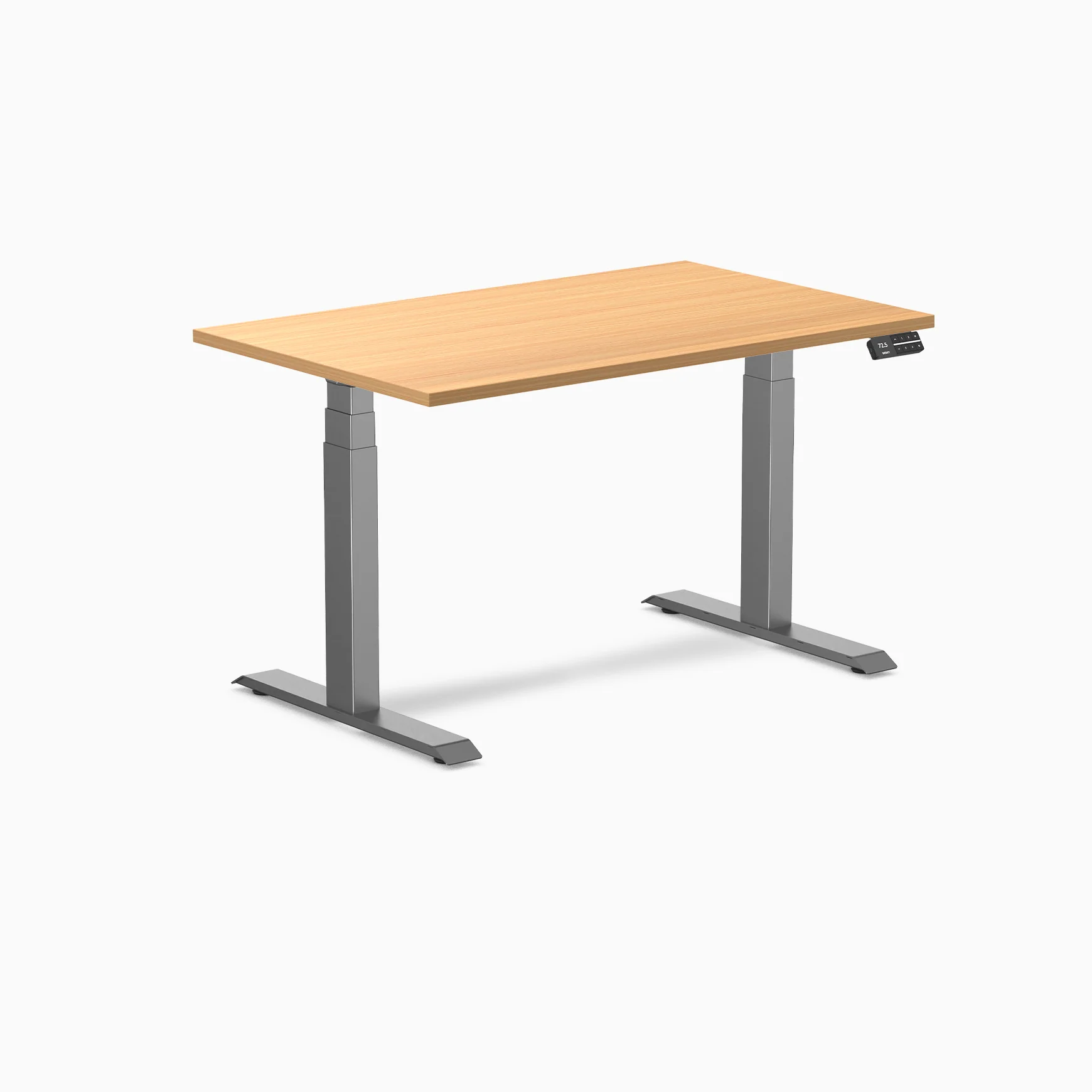Desky Dual Laminate Sit Stand Desk - Image 42