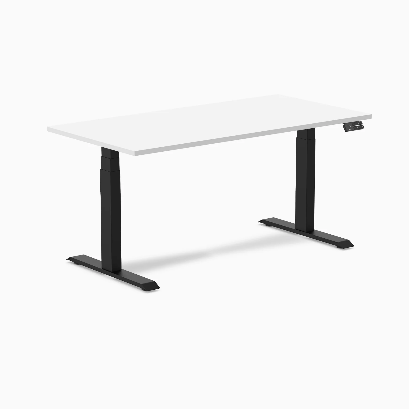 Desky Dual Laminate Sit Stand Desk - Image 47