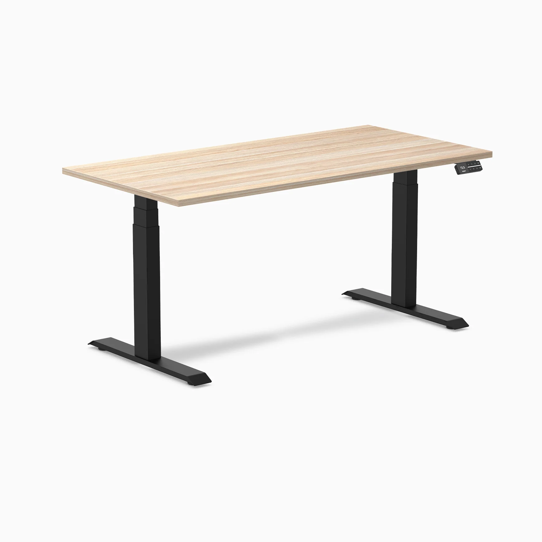 Desky Dual Laminate Sit Stand Desk - Image 65