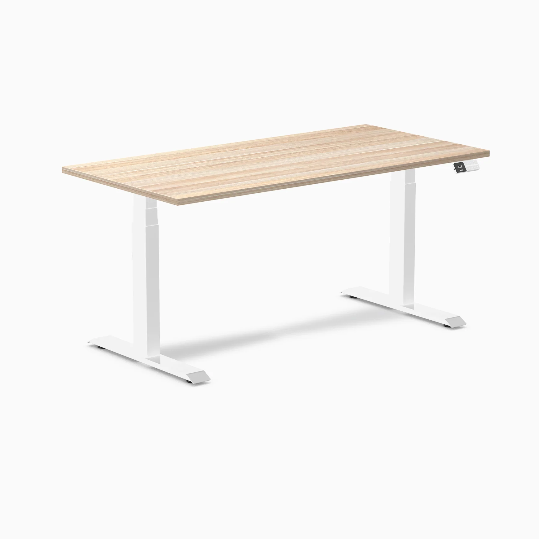 Desky Dual Laminate Sit Stand Desk - Image 66