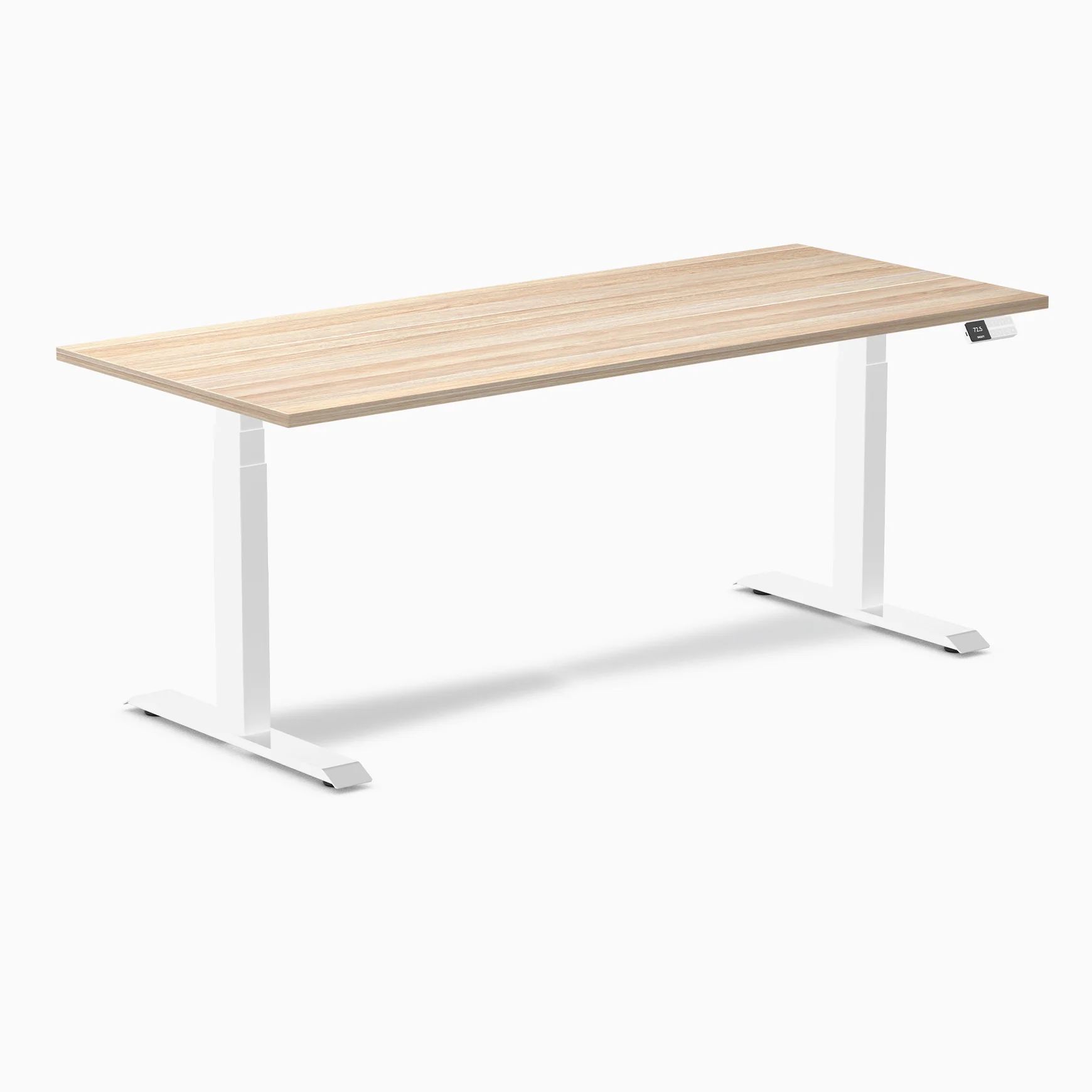 Desky Dual Laminate Sit Stand Desk - Image 68