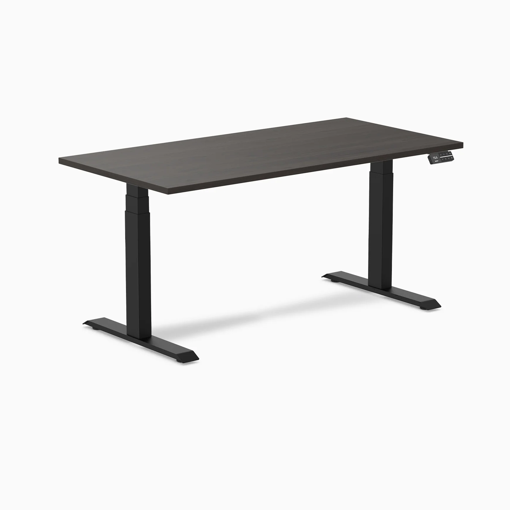 Desky Dual Laminate Sit Stand Desk - Image 77