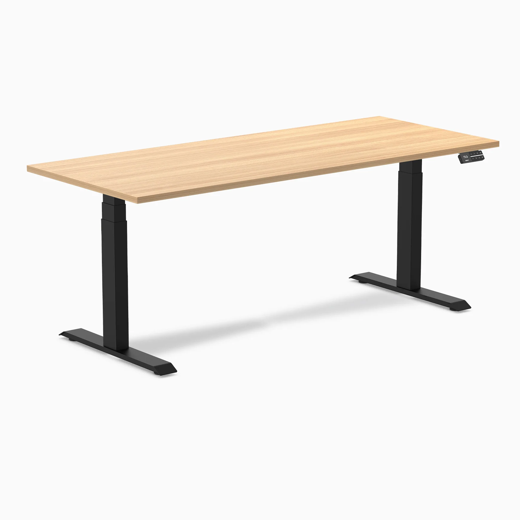 Desky Dual Laminate Sit Stand Desk - Image 91