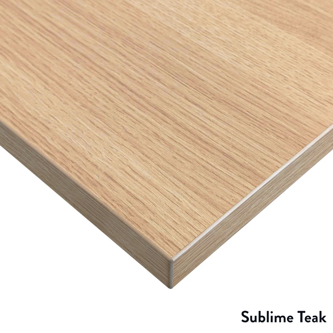 Desky L-Shape Laminate Sit Stand Desk - Image 10