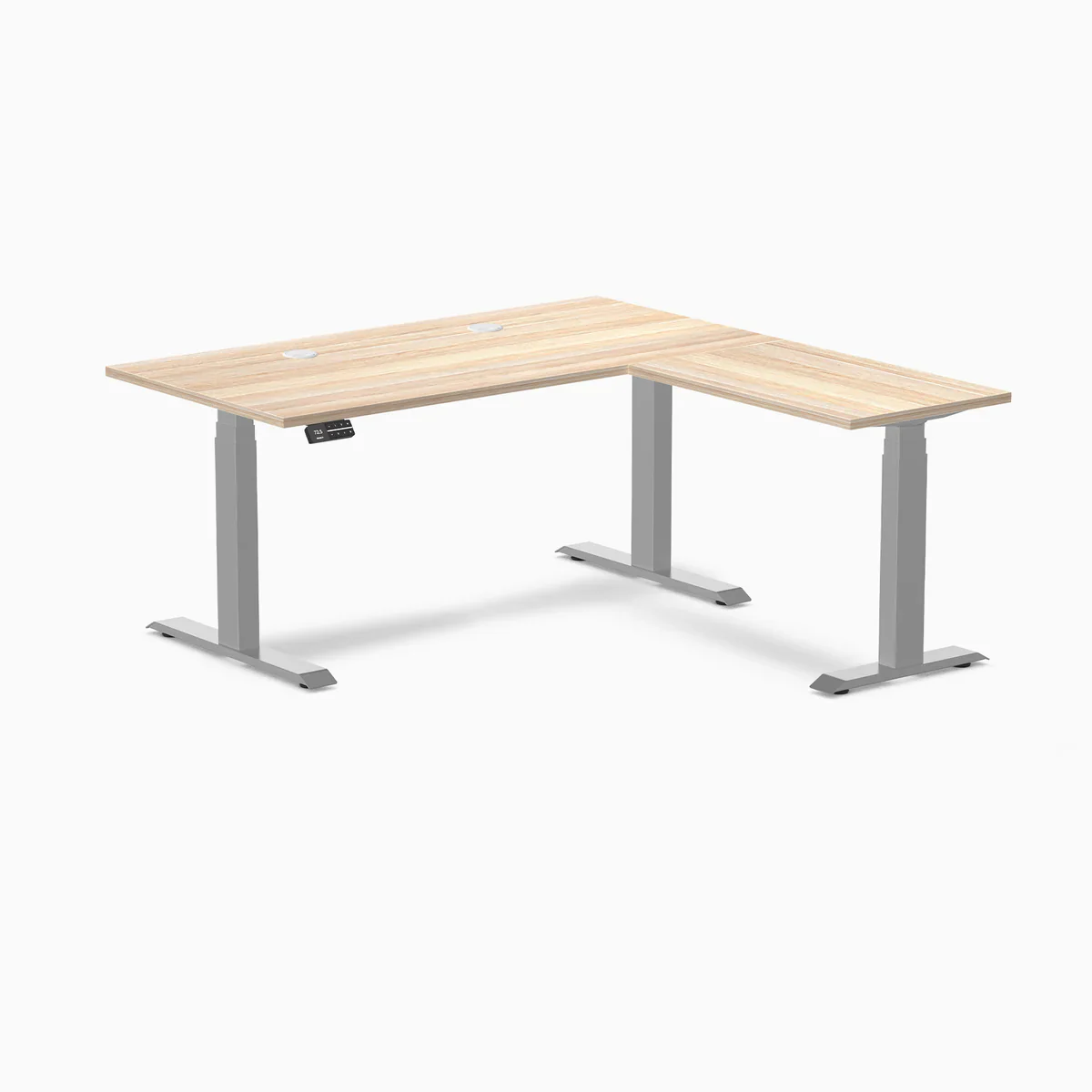 Desky L-Shape Laminate Sit Stand Desk - Image 103