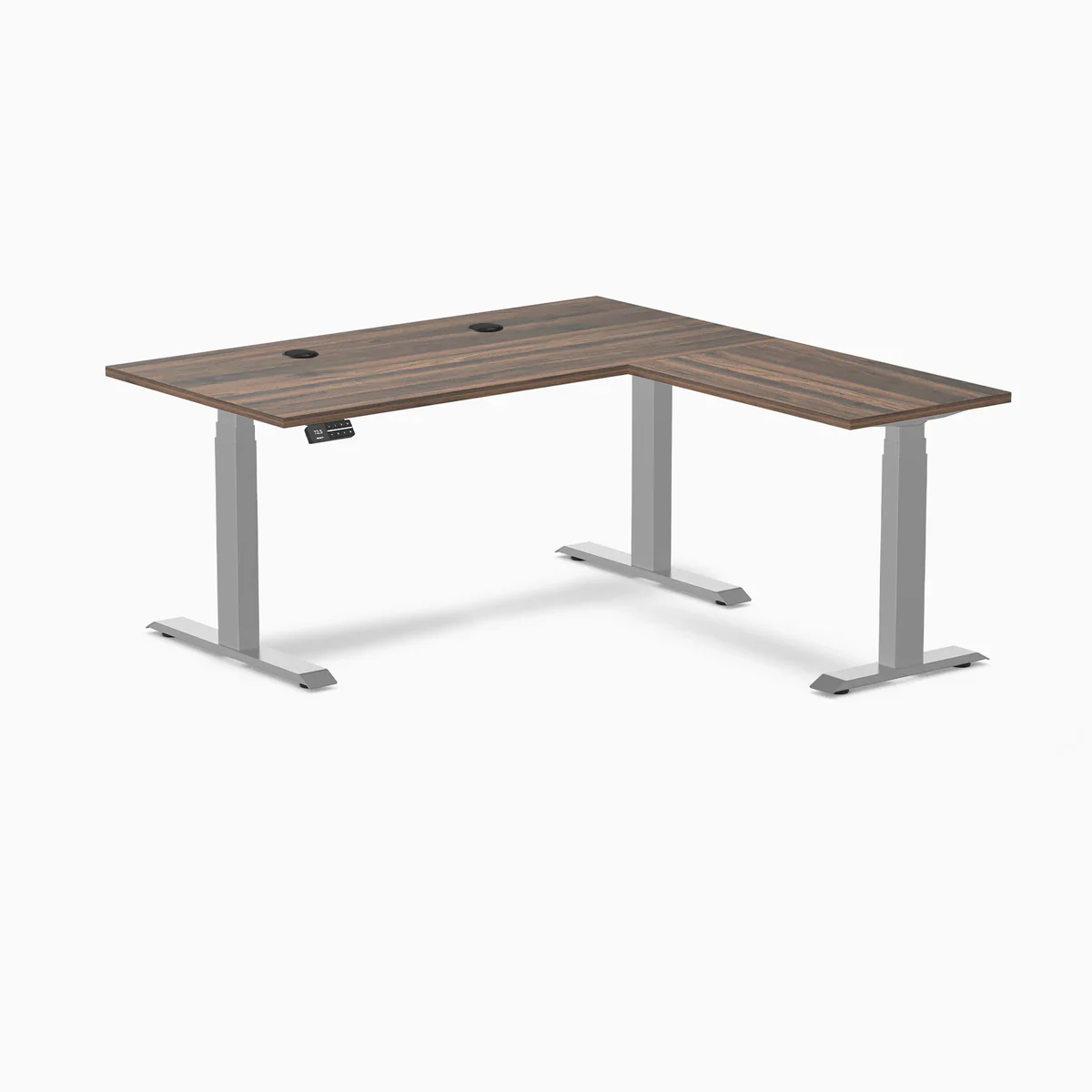 Desky L-Shape Laminate Sit Stand Desk - Image 111