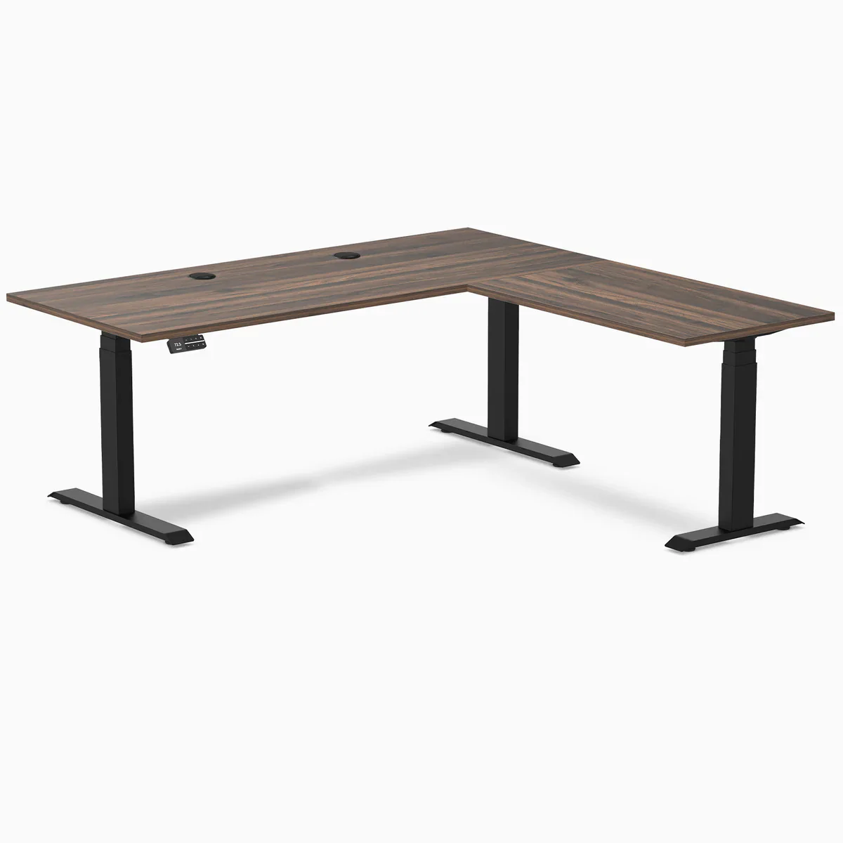 Desky L-Shape Laminate Sit Stand Desk - Image 112