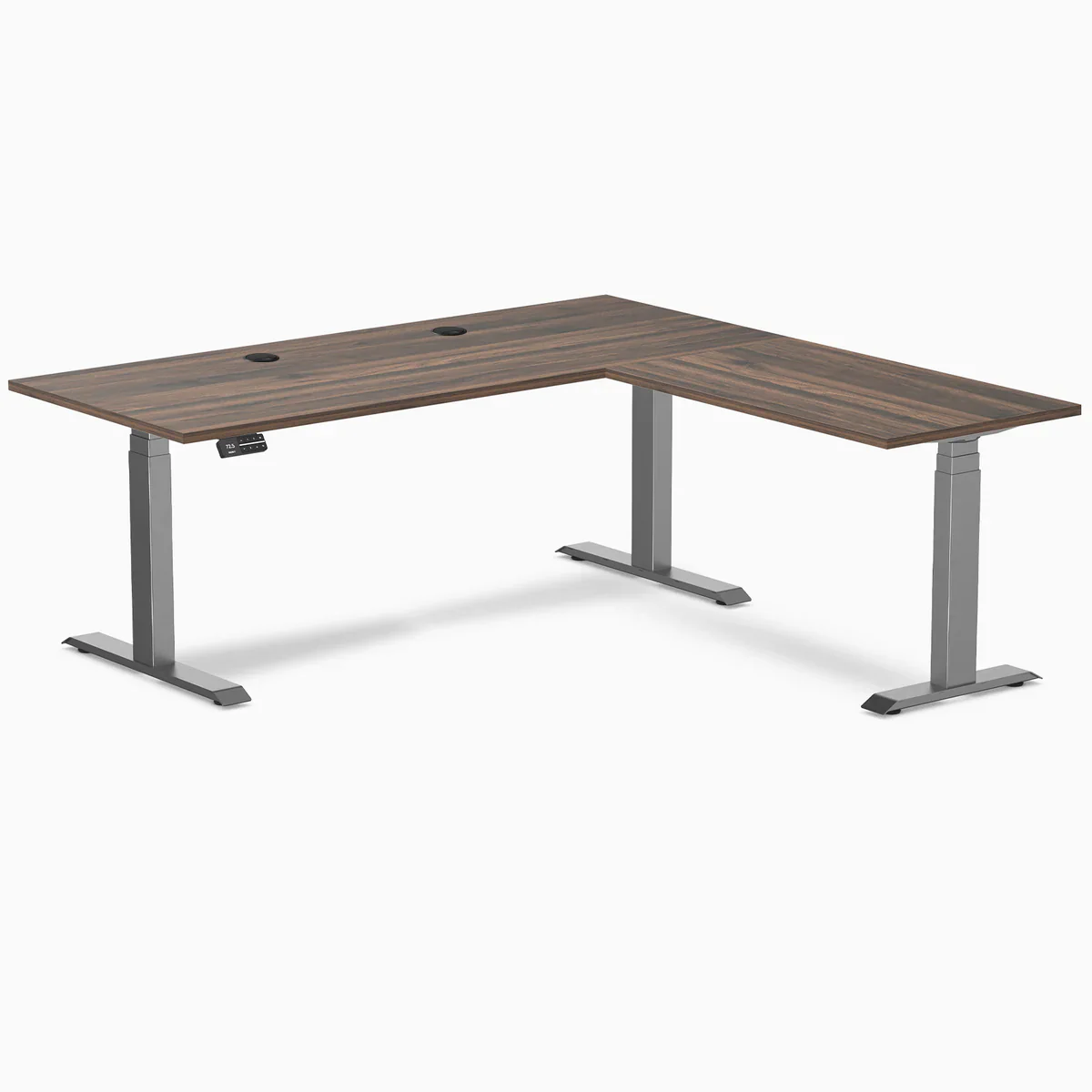 Desky L-Shape Laminate Sit Stand Desk - Image 114