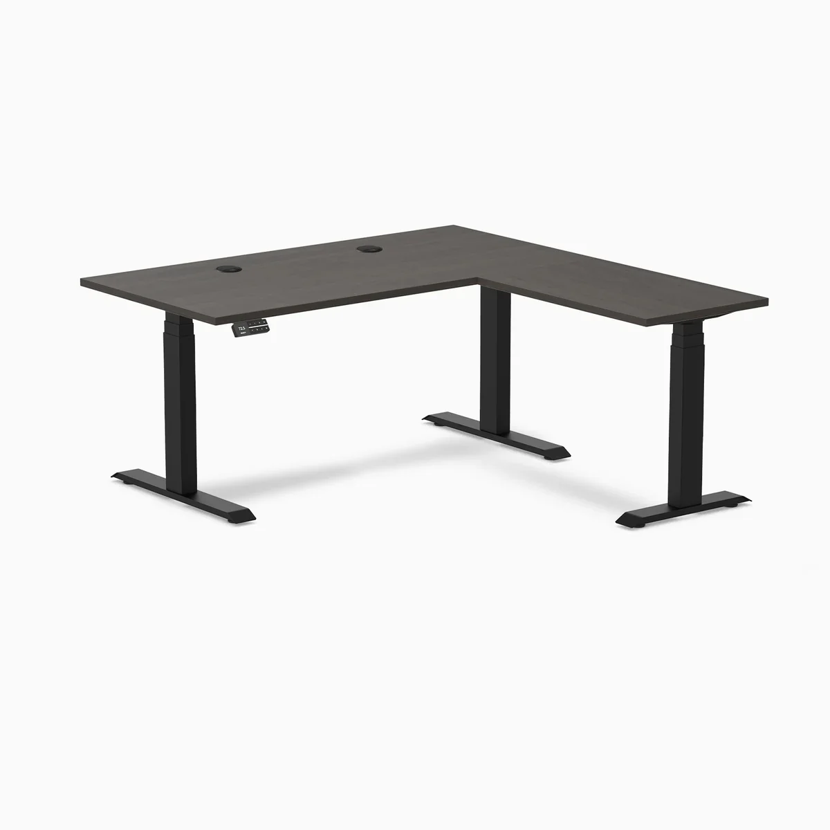 Desky L-Shape Laminate Sit Stand Desk - Image 116