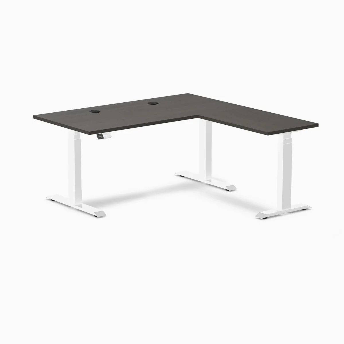 Desky L-Shape Laminate Sit Stand Desk - Image 117