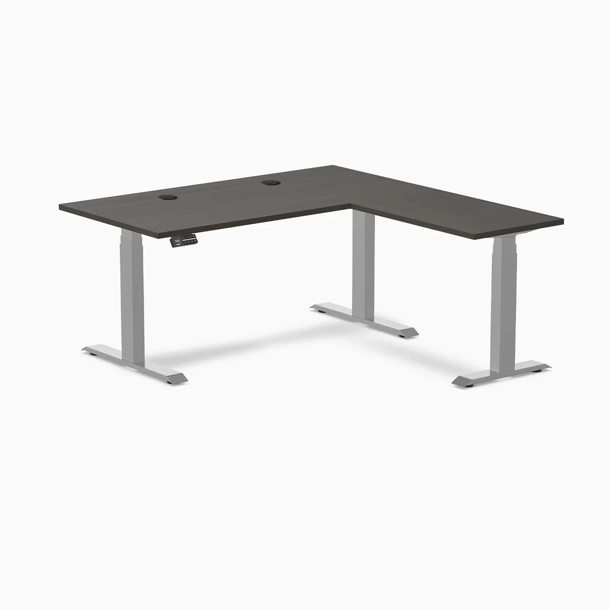 Desky L-Shape Laminate Sit Stand Desk - Image 119
