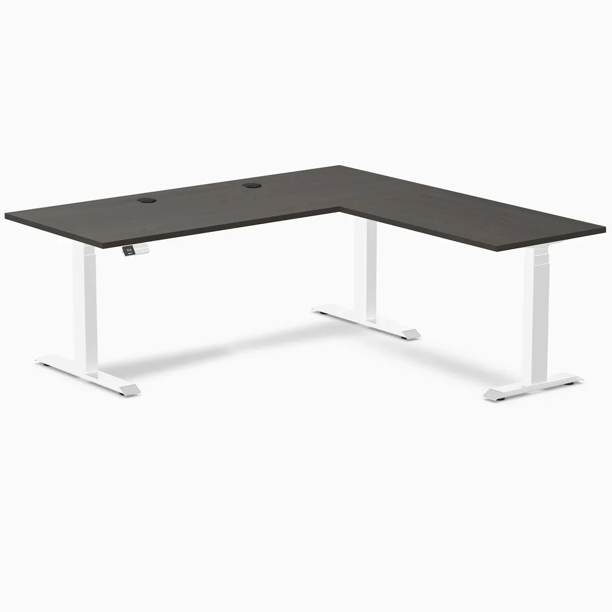 Desky L-Shape Laminate Sit Stand Desk - Image 121
