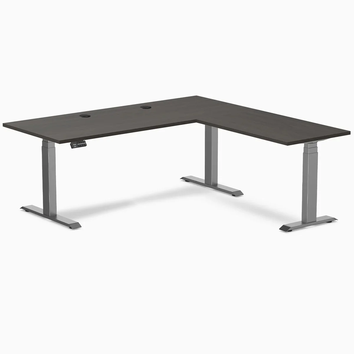Desky L-Shape Laminate Sit Stand Desk - Image 122