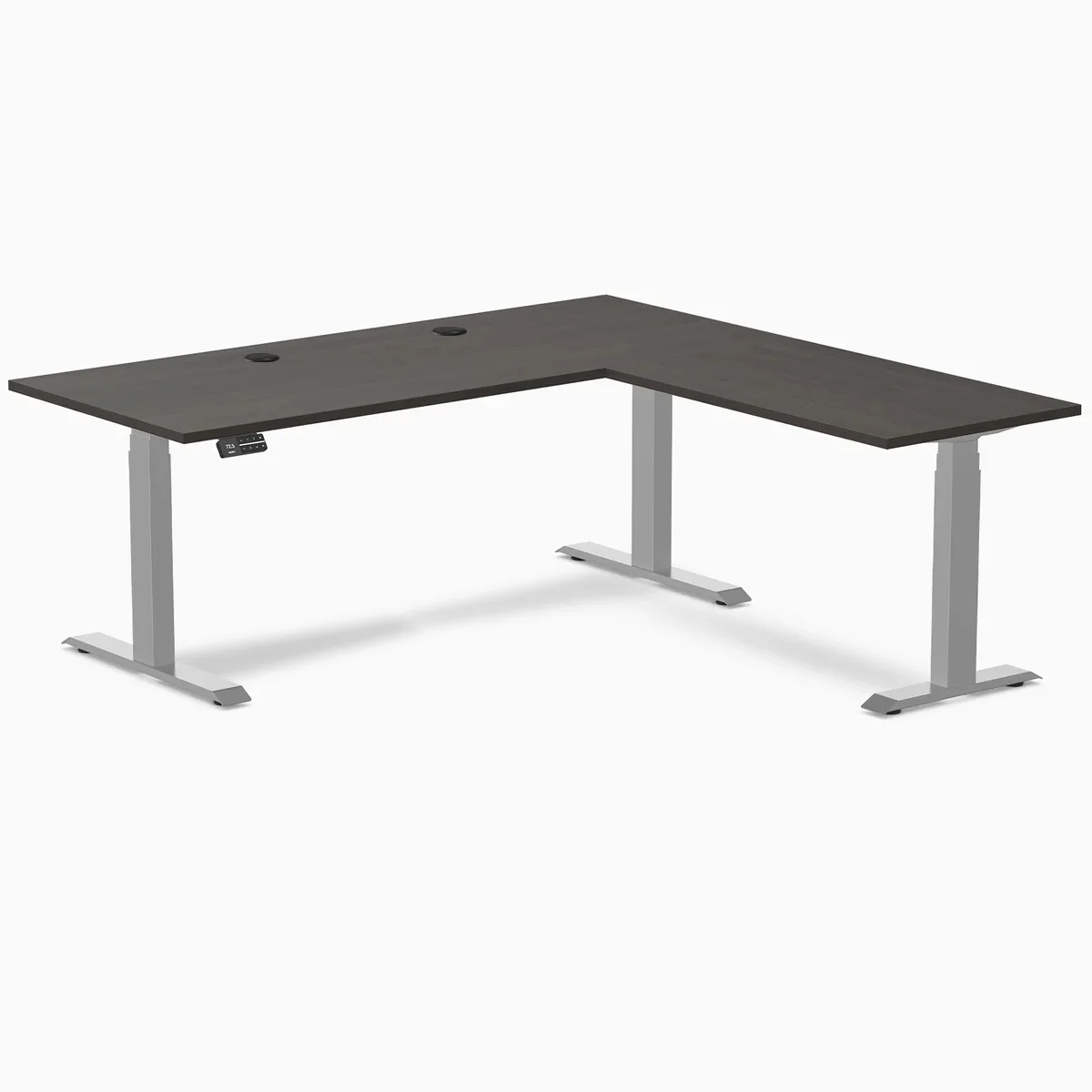 Desky L-Shape Laminate Sit Stand Desk - Image 123