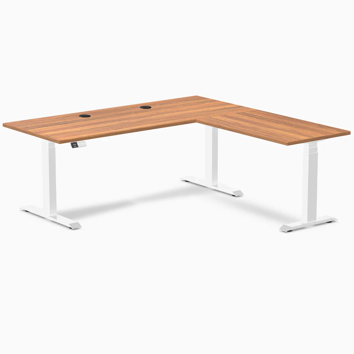 Desky L-Shape Laminate Sit Stand Desk - Image 137