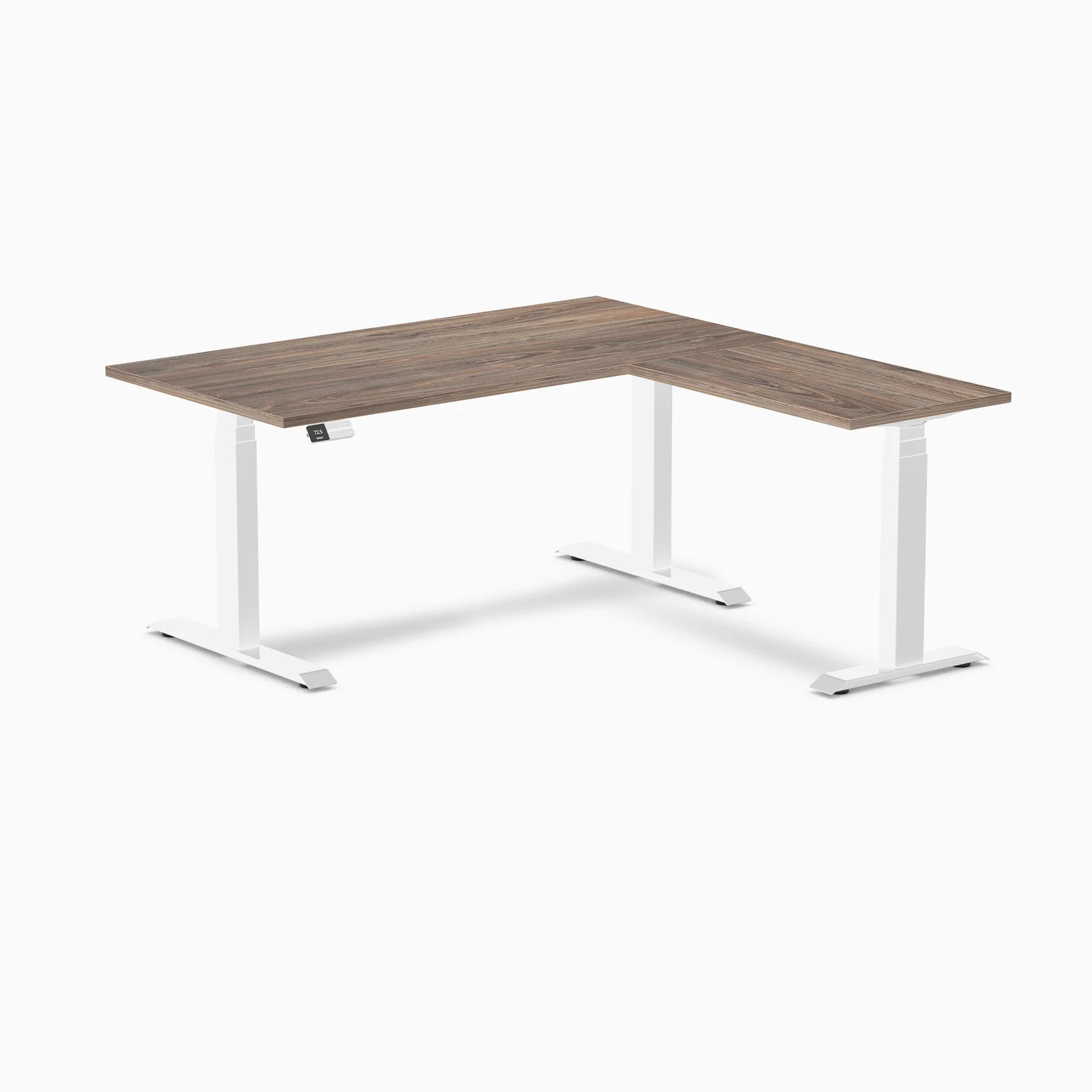 Desky L-Shape Laminate Sit Stand Desk - Image 47