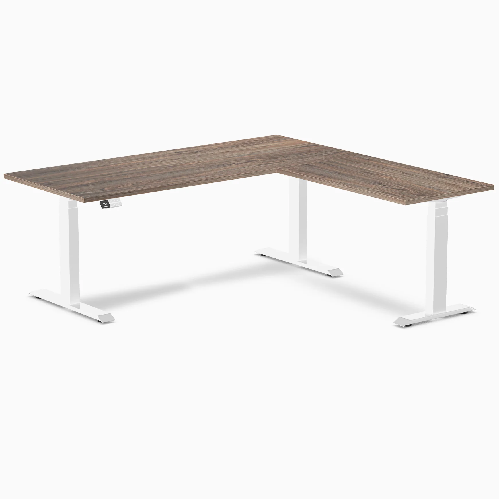 Desky L-Shape Laminate Sit Stand Desk - Image 50