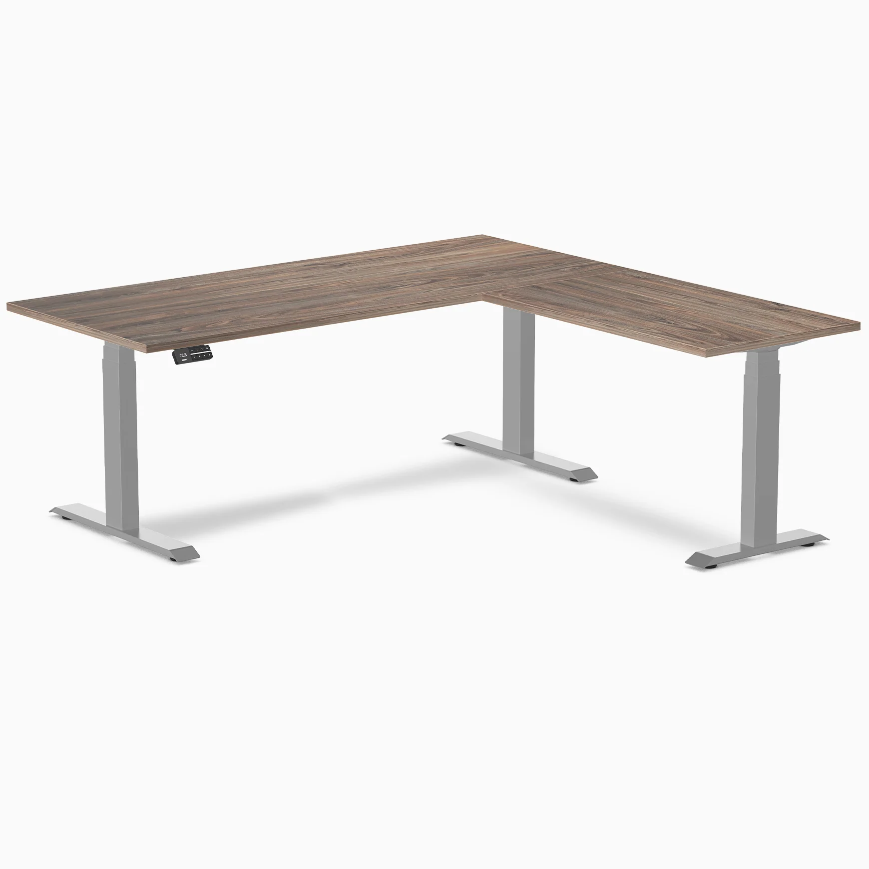 Desky L-Shape Laminate Sit Stand Desk - Image 51