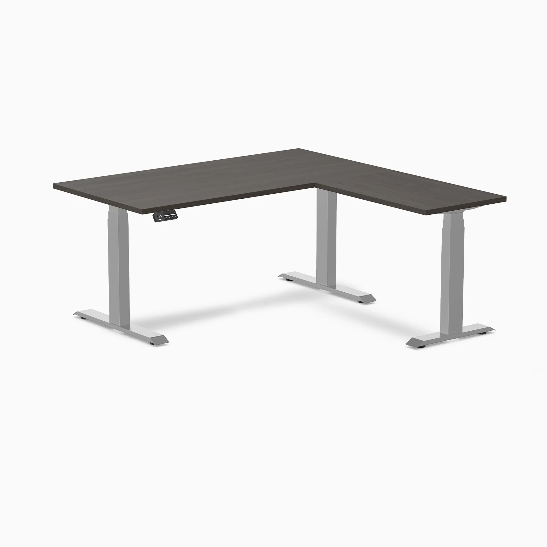 Desky L-Shape Laminate Sit Stand Desk - Image 54