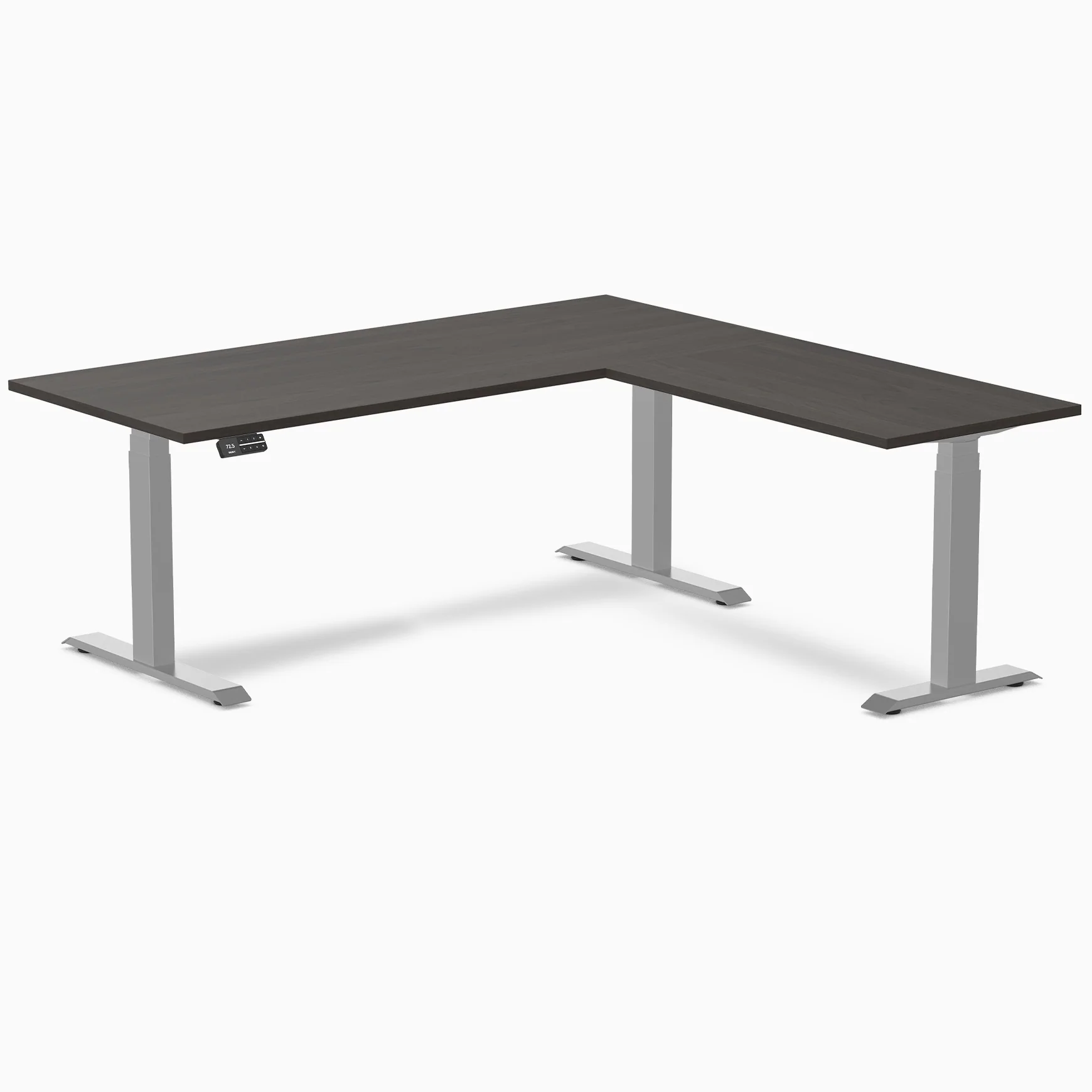 Desky L-Shape Laminate Sit Stand Desk - Image 57