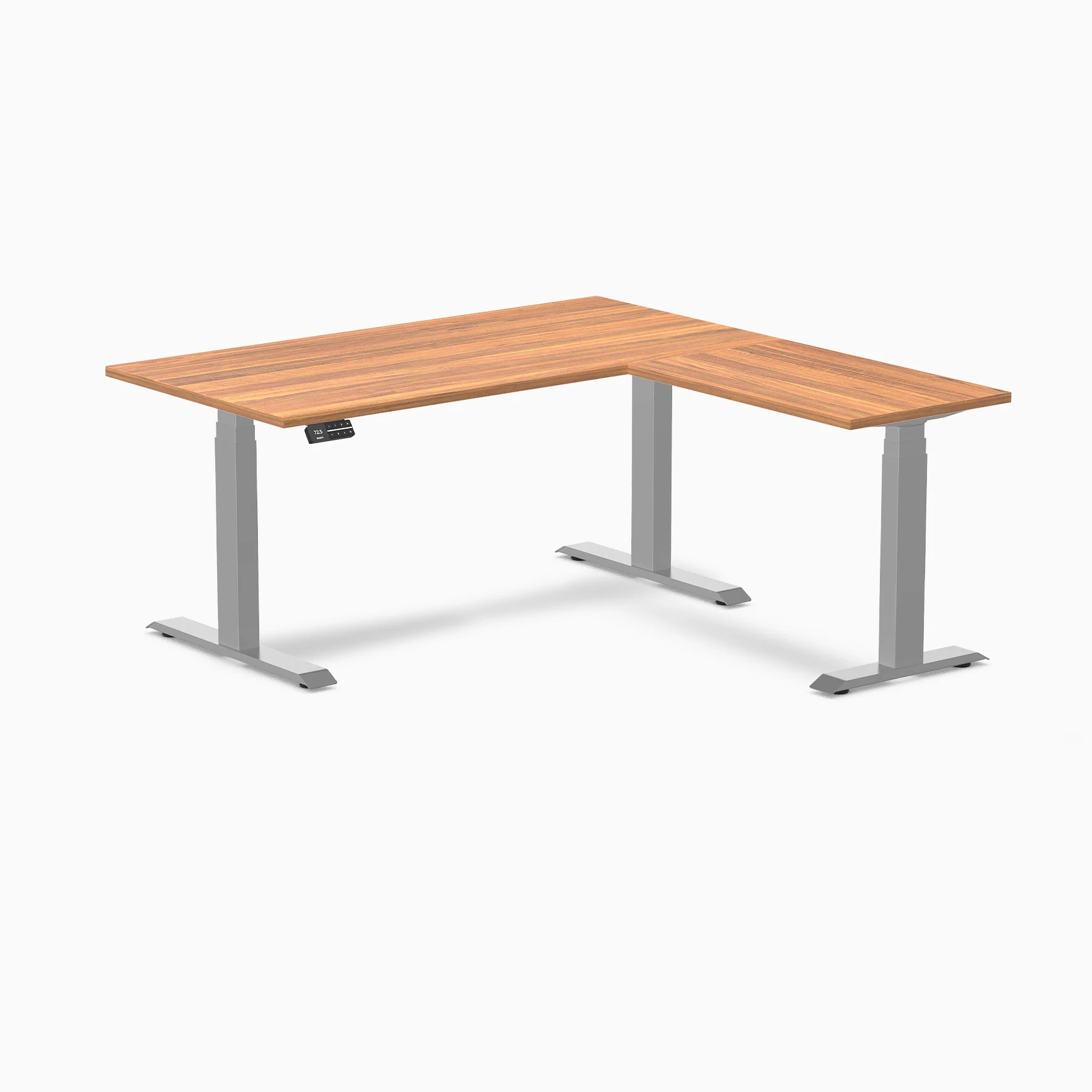 Desky L-Shape Laminate Sit Stand Desk - Image 60
