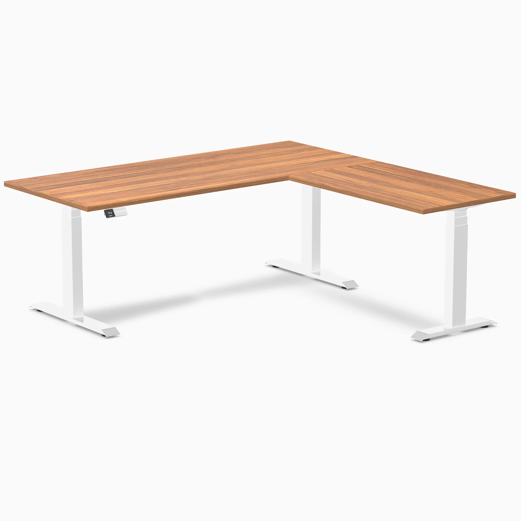 Desky L-Shape Laminate Sit Stand Desk - Image 62