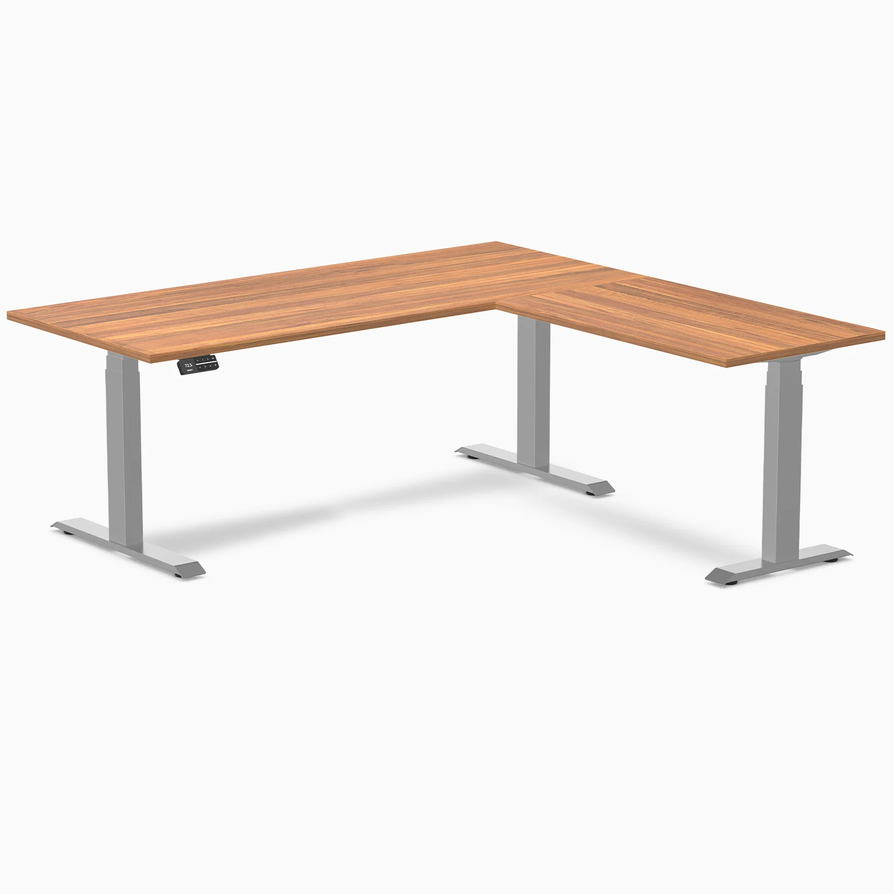 Desky L-Shape Laminate Sit Stand Desk - Image 63