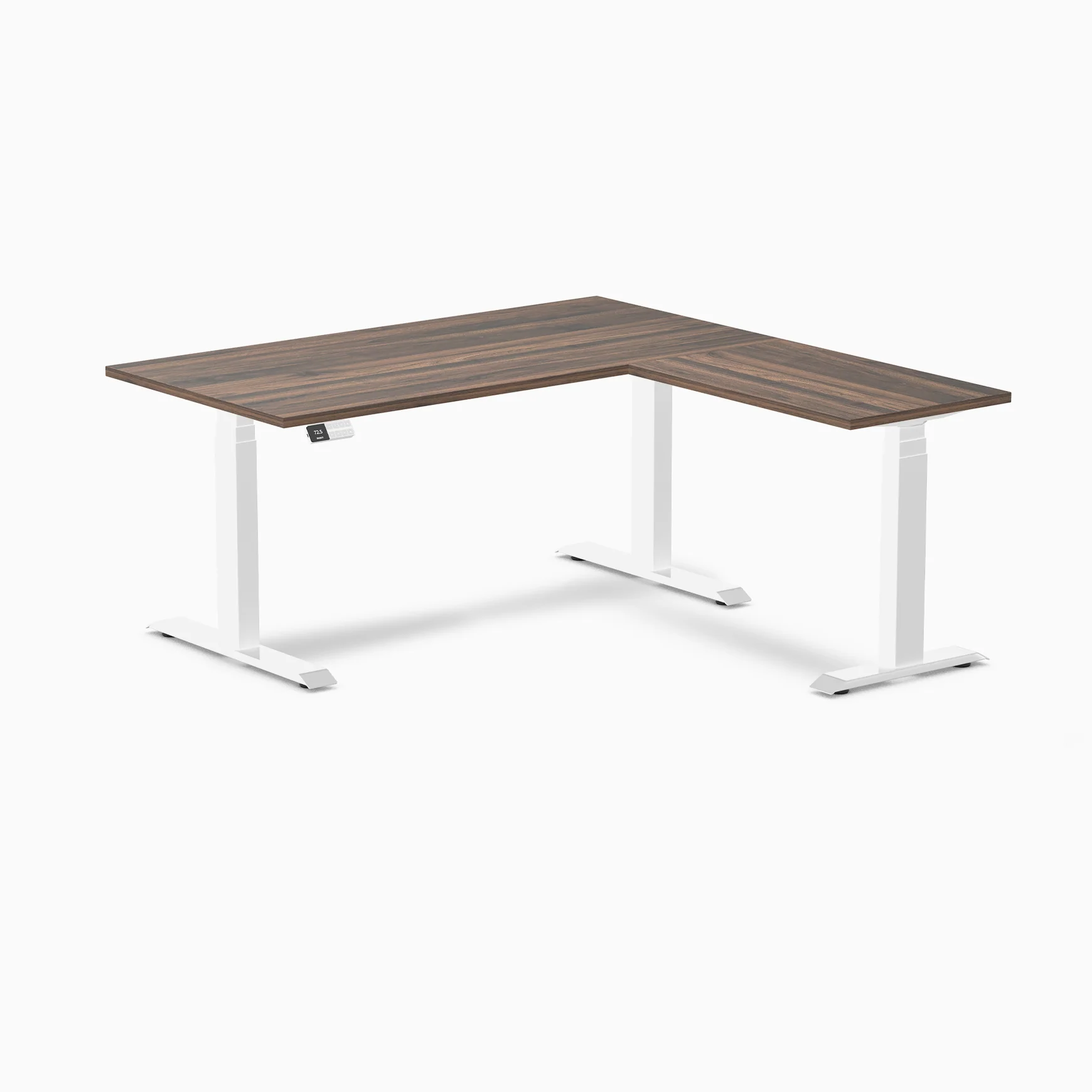 Desky L-Shape Laminate Sit Stand Desk - Image 65
