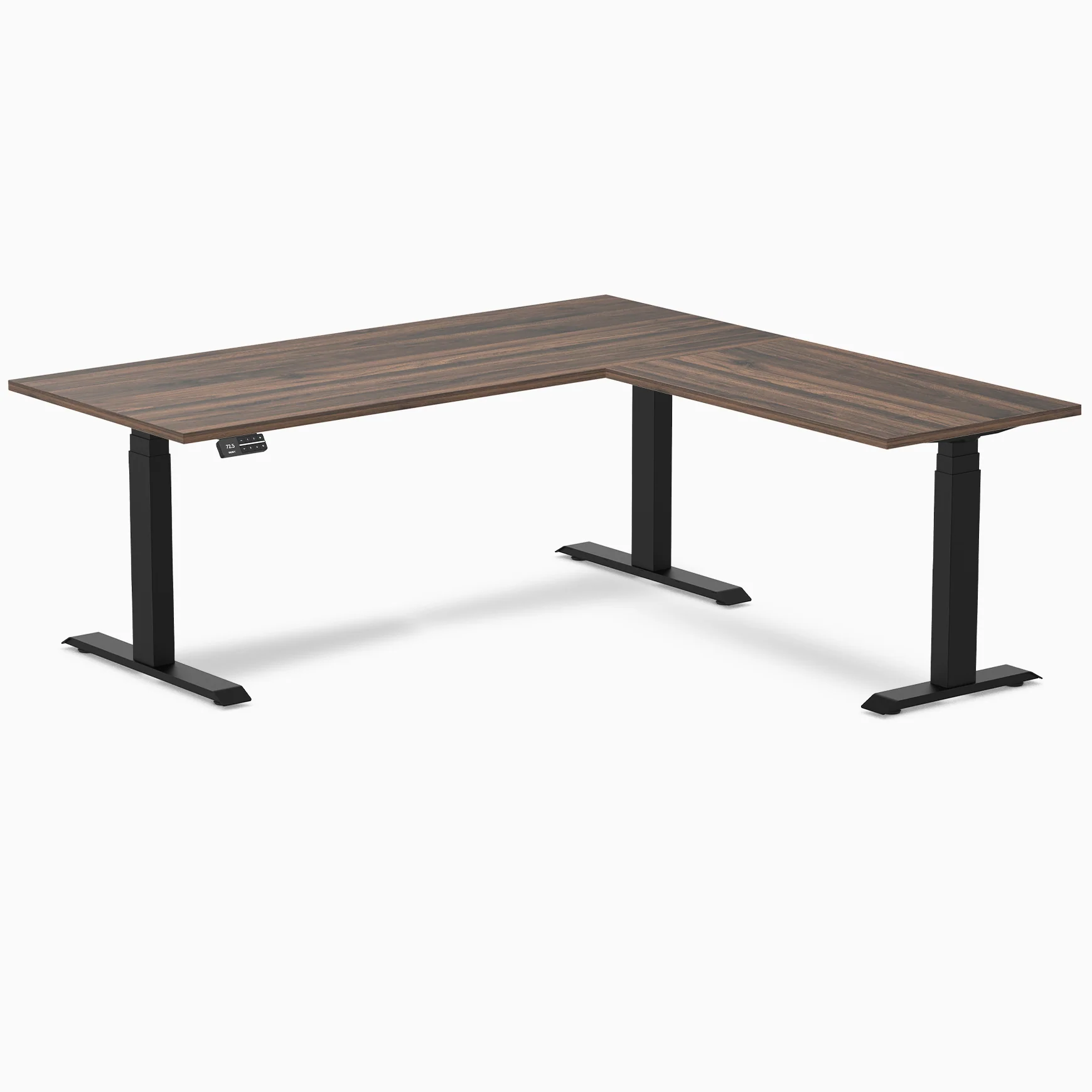 Desky L-Shape Laminate Sit Stand Desk - Image 67