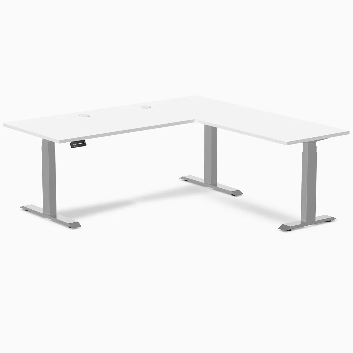 Desky L-Shape Laminate Sit Stand Desk - Image 83