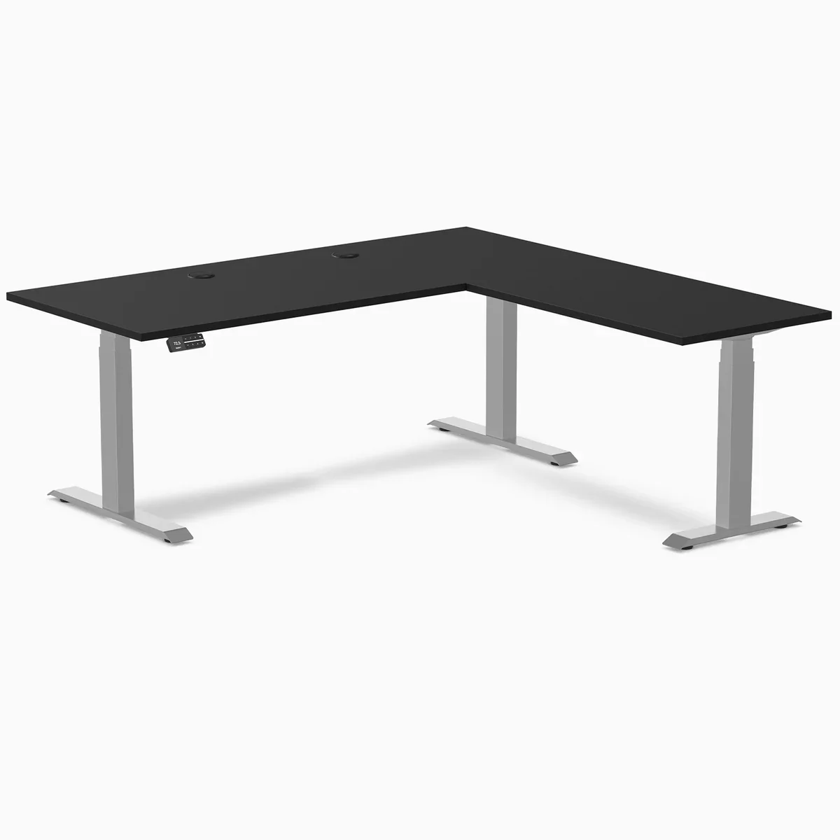 Desky L-Shape Laminate Sit Stand Desk - Image 91