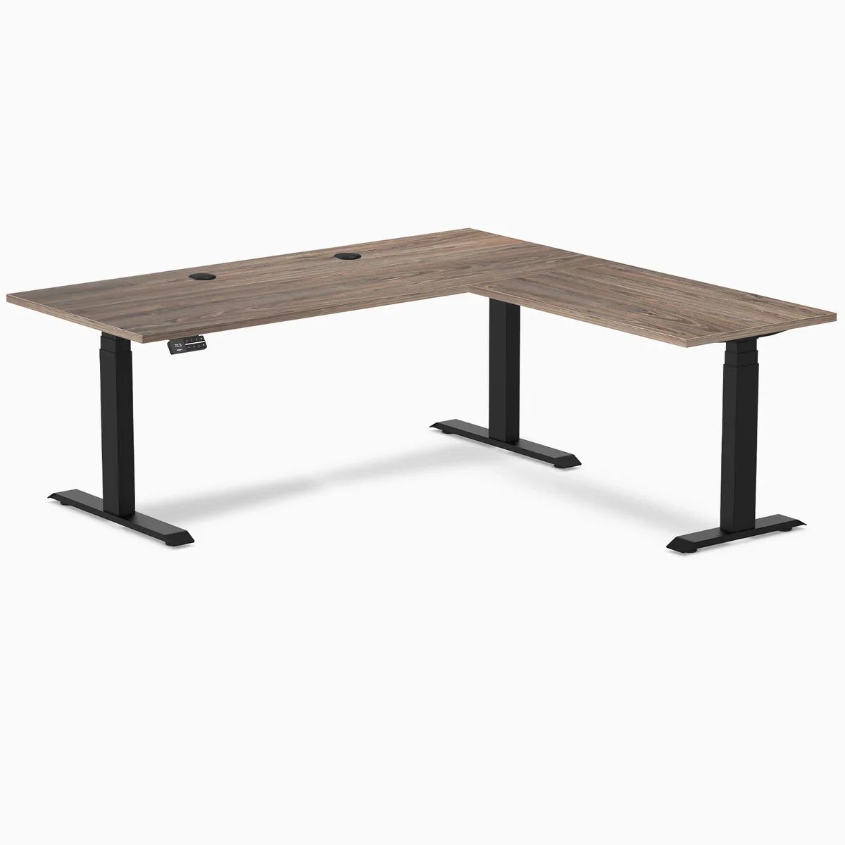 Desky L-Shape Laminate Sit Stand Desk - Image 96