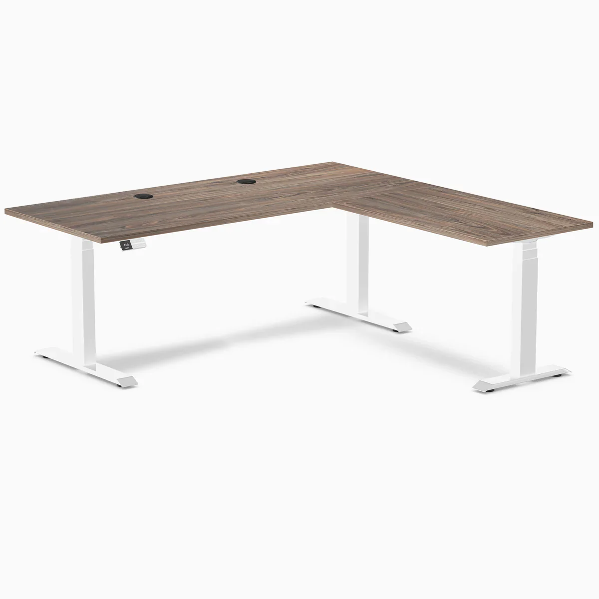 Desky L-Shape Laminate Sit Stand Desk - Image 97