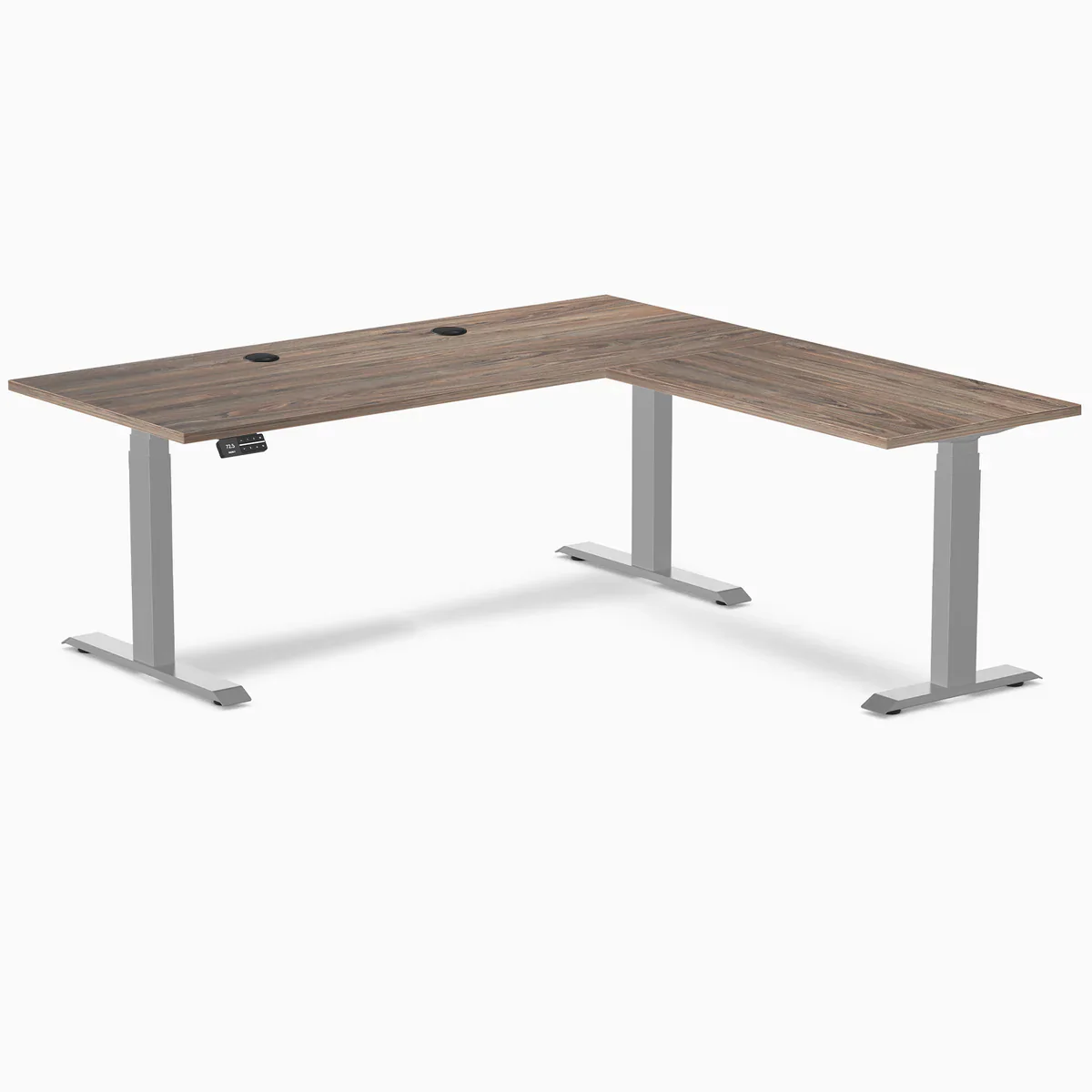 Desky L-Shape Laminate Sit Stand Desk - Image 99