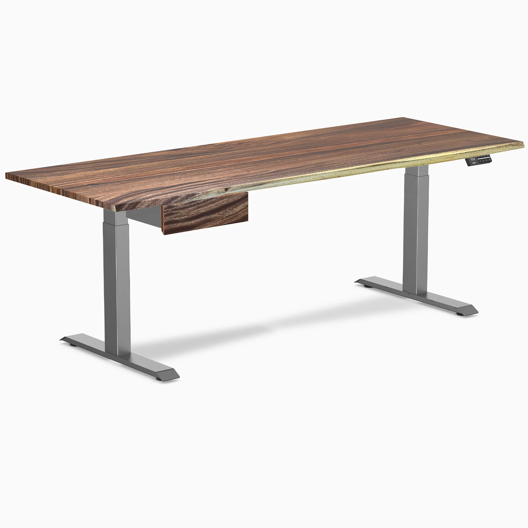 Desky Dual Hardwood Standing Desk With Drawer - Image 100