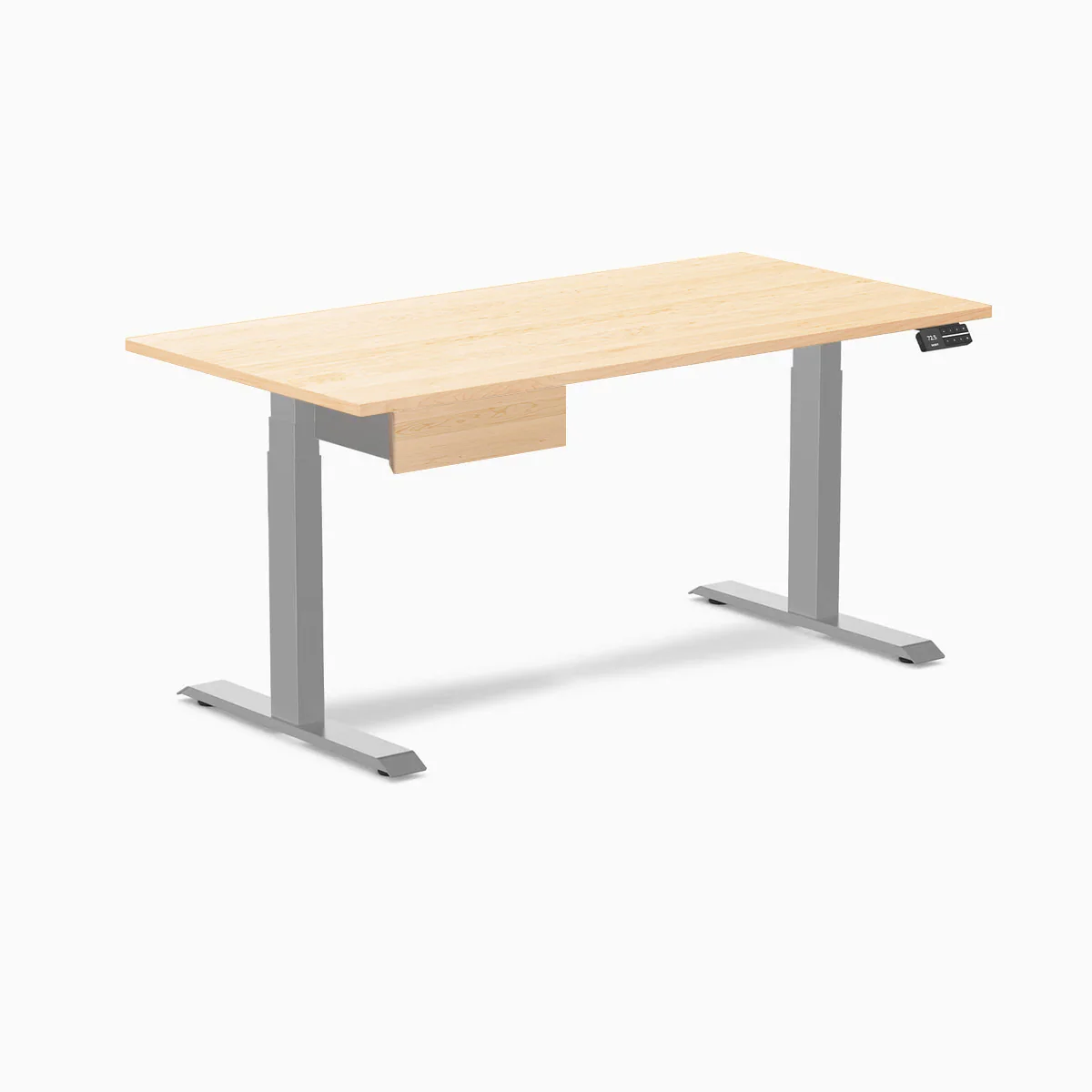Desky Dual Hardwood Standing Desk With Drawer - Image 106