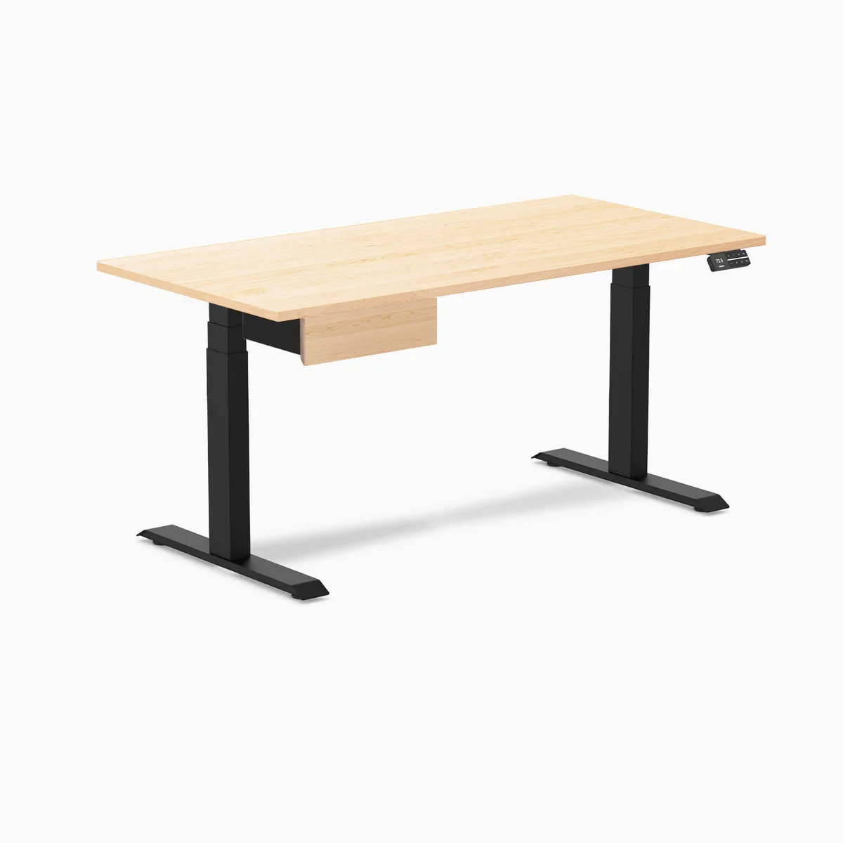 Desky Dual Hardwood Standing Desk With Drawer - Image 109