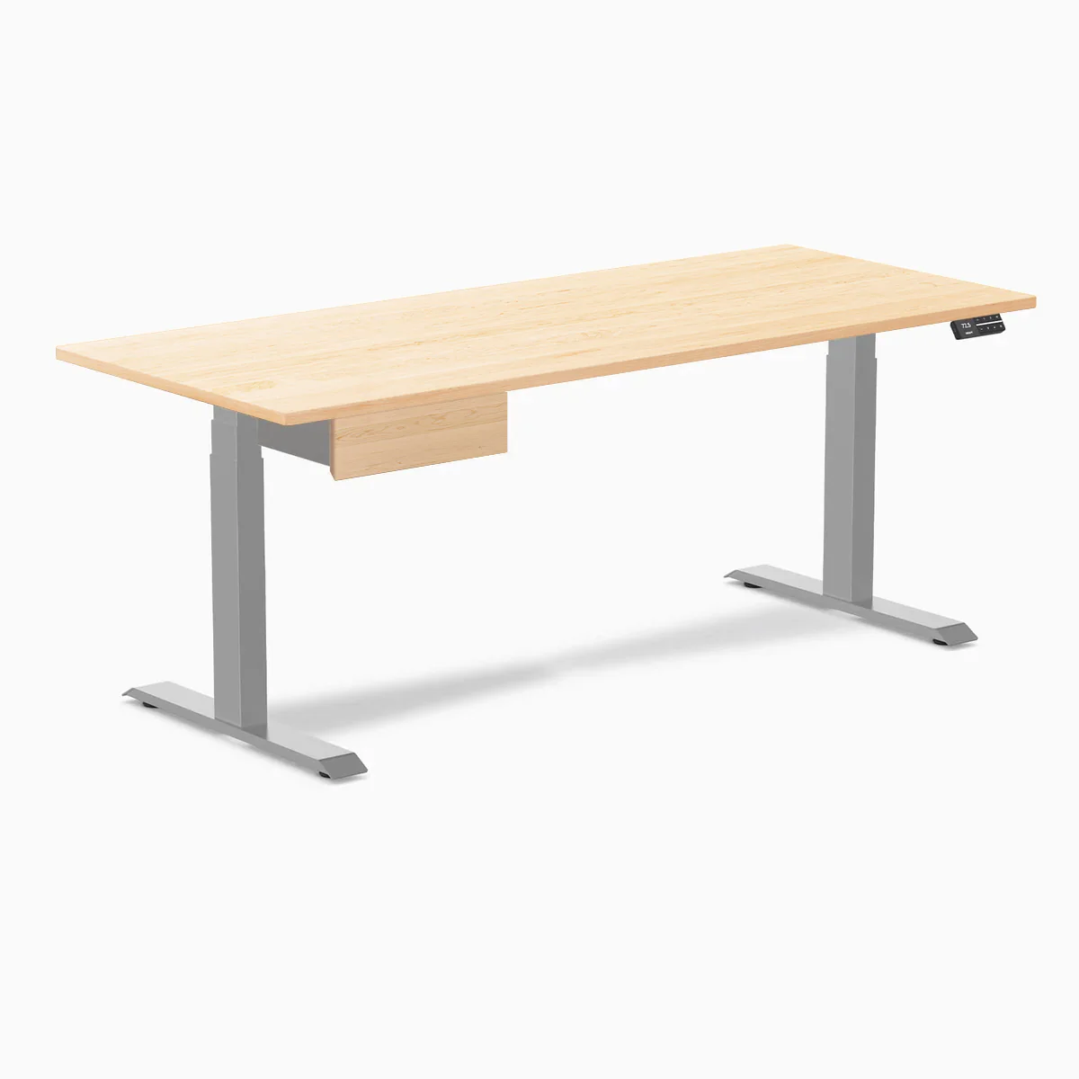 Desky Dual Hardwood Standing Desk With Drawer - Image 110